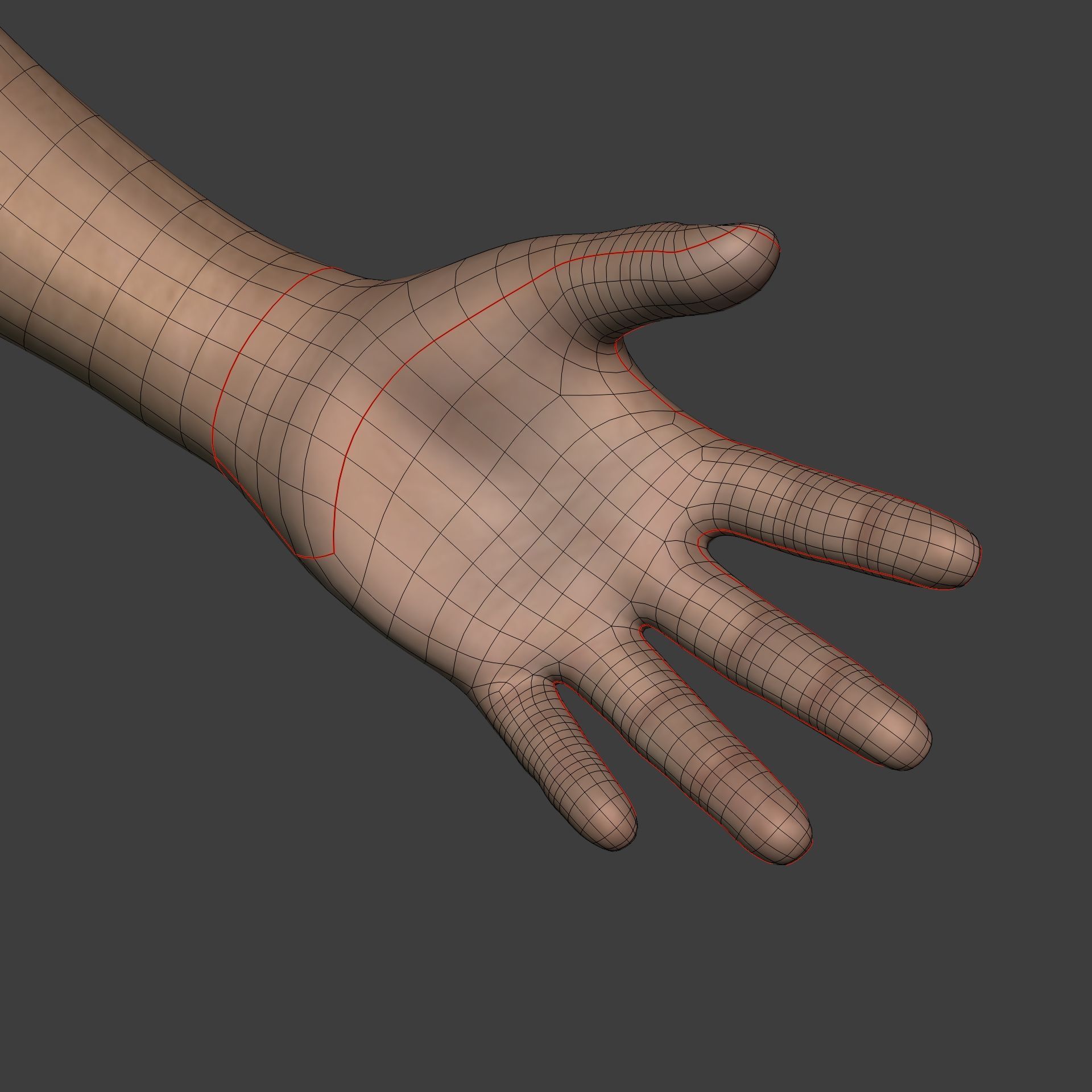 Soccer - Football Player -- High Quality IK and FK Rig Low-poly 3D model_20