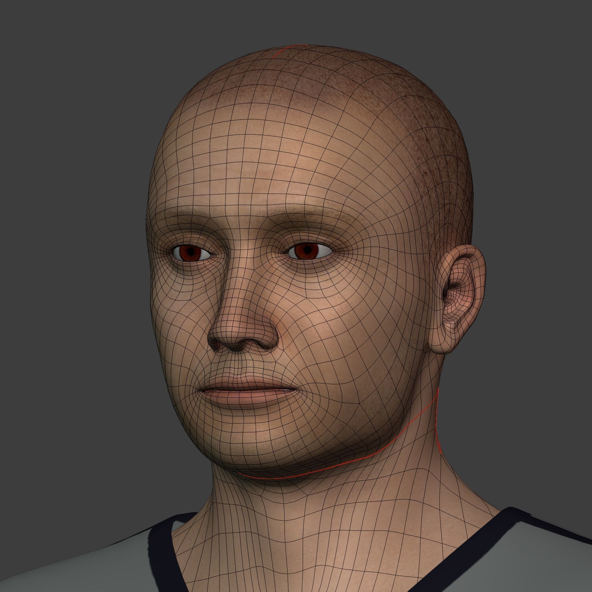 Soccer - Football Player -- High Quality IK and FK Rig Low-poly 3D model_28