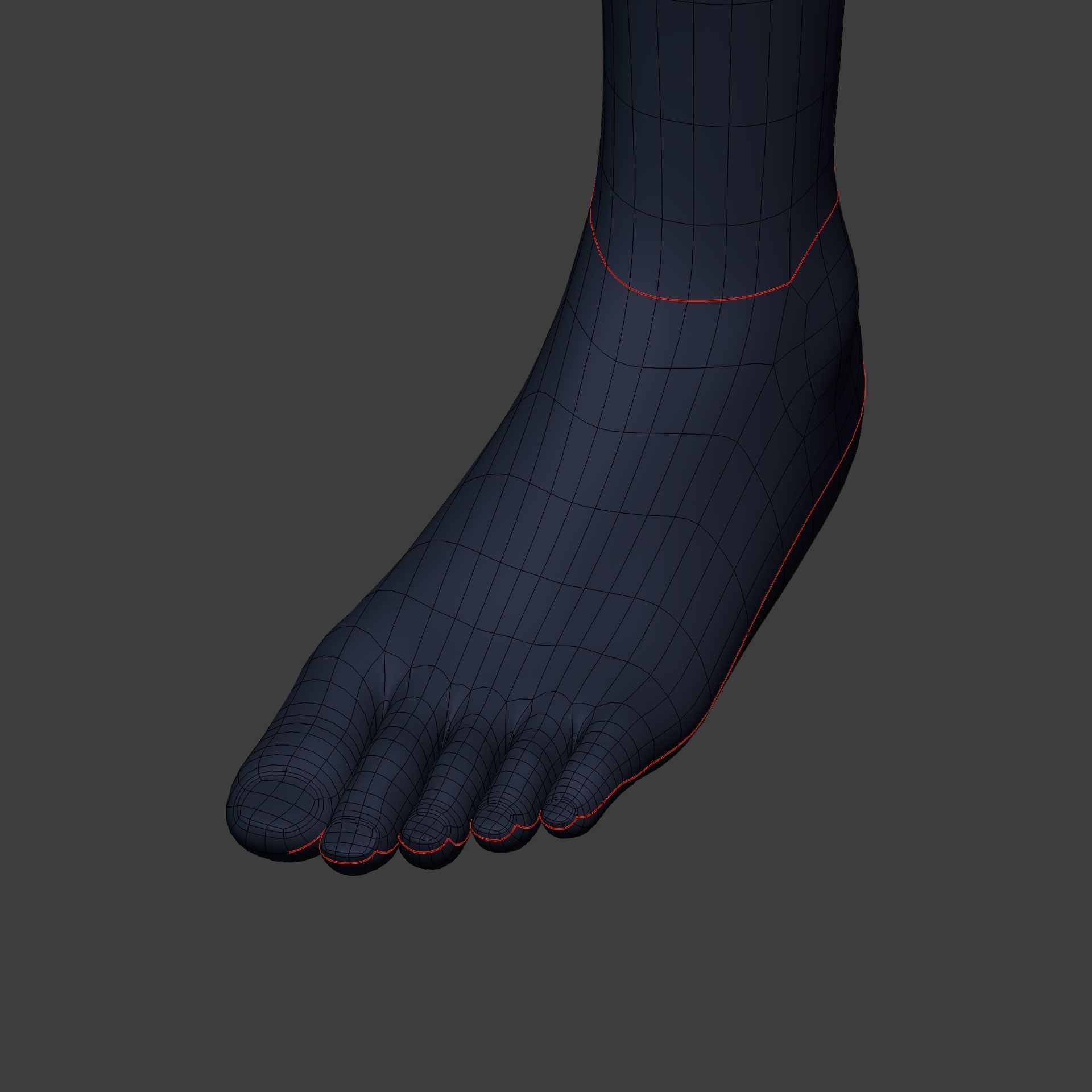 Soccer - Football Player -- High Quality IK and FK Rig Low-poly 3D model_21