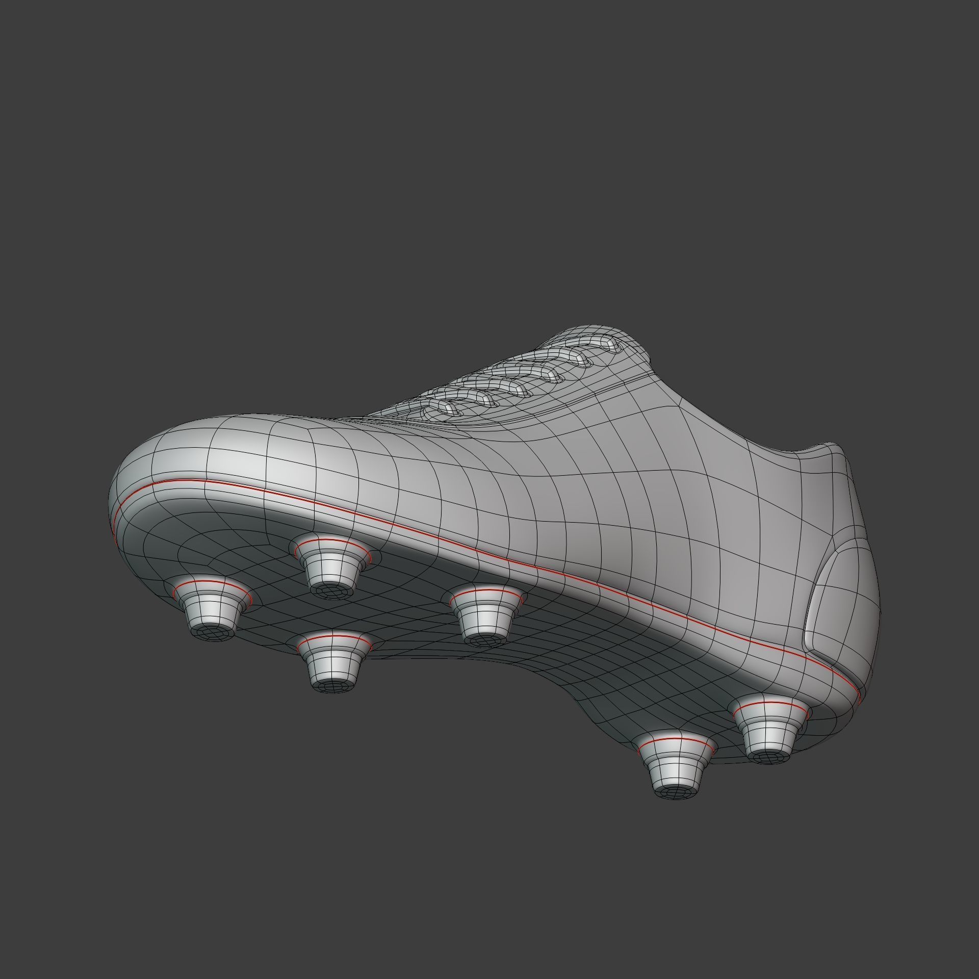 Soccer - Football Player -- High Quality IK and FK Rig Low-poly 3D model_37