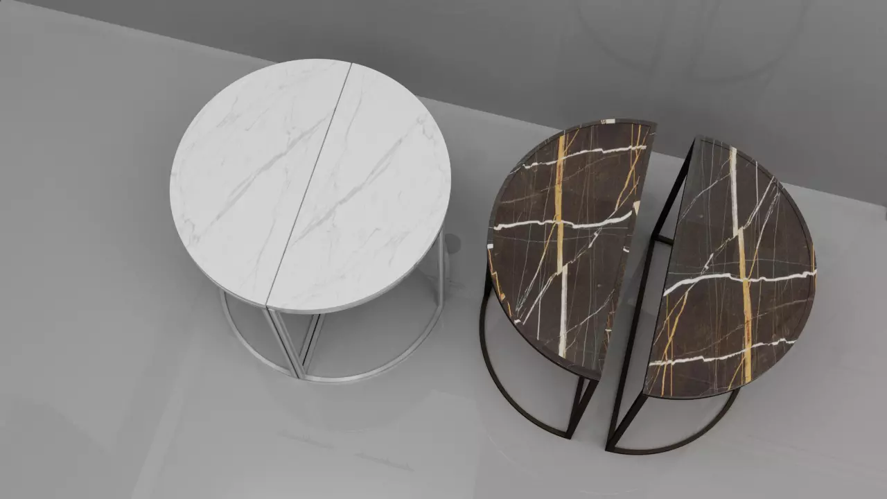Ceramic Side Table Free 3D model