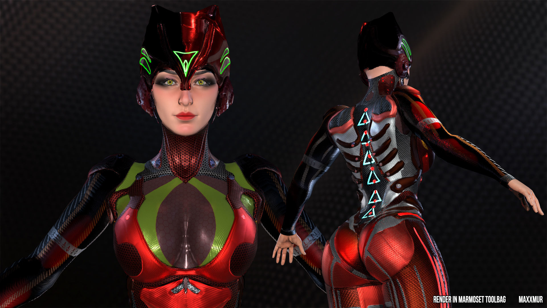 Low-Poly Game Ready PBR 3D Character is BABYPOOL Helmet Low-poly 3D model_4