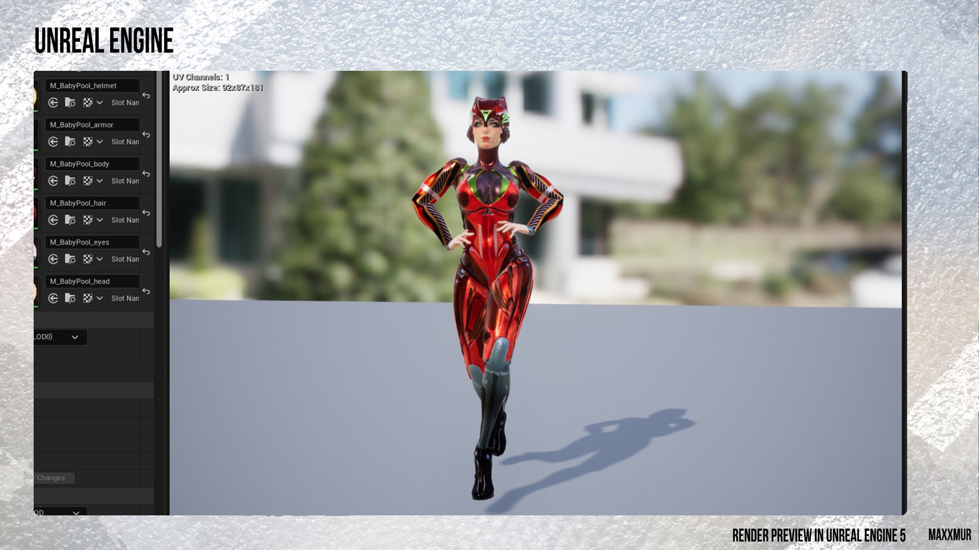 Low-Poly Game Ready PBR 3D Character is BABYPOOL Helmet Low-poly 3D model_19