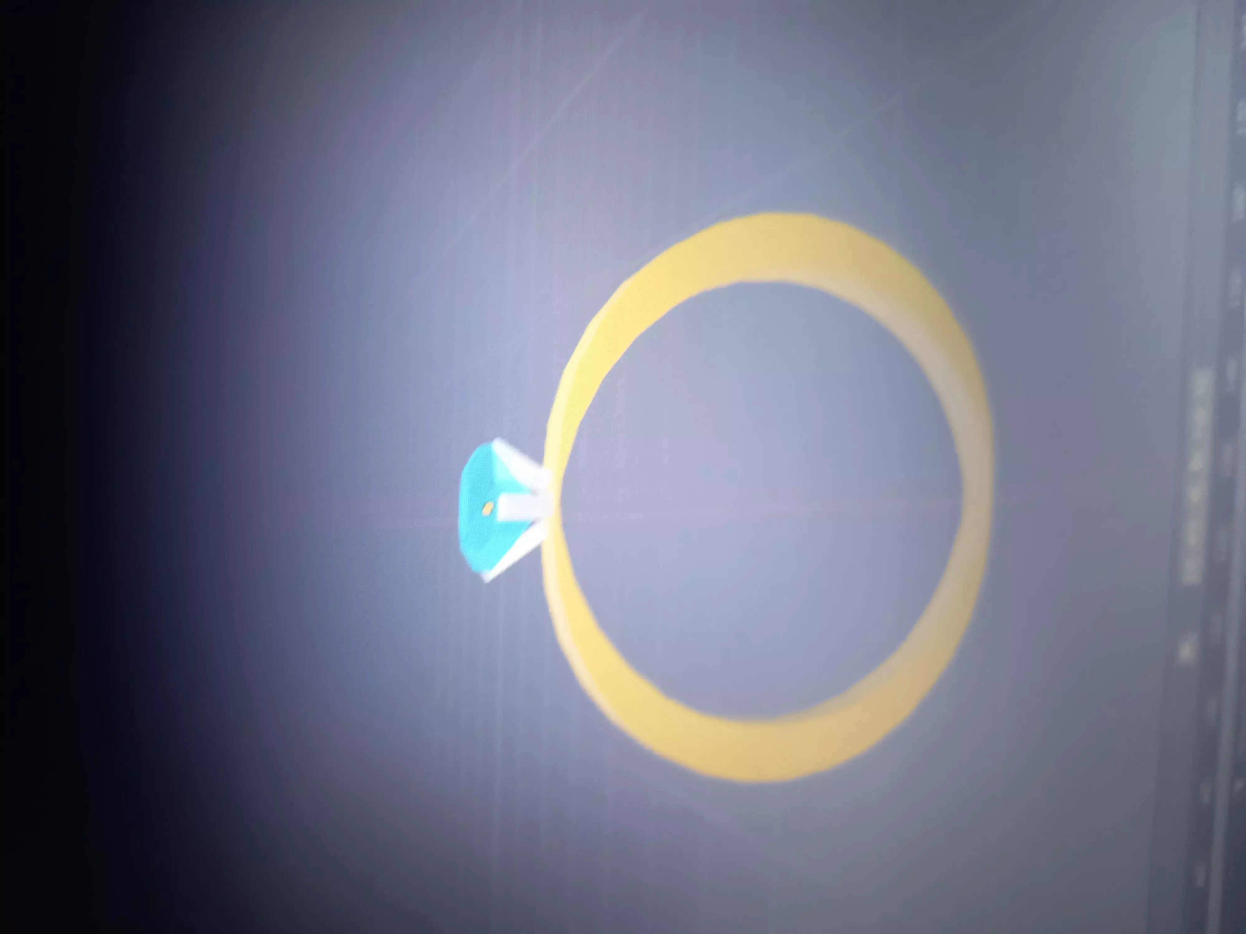 3d diamond ring 3D model_0