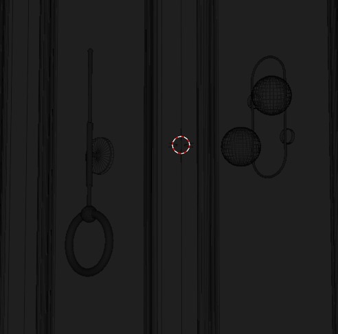 Wall Lamp Light Collection Low-poly 3D model_7