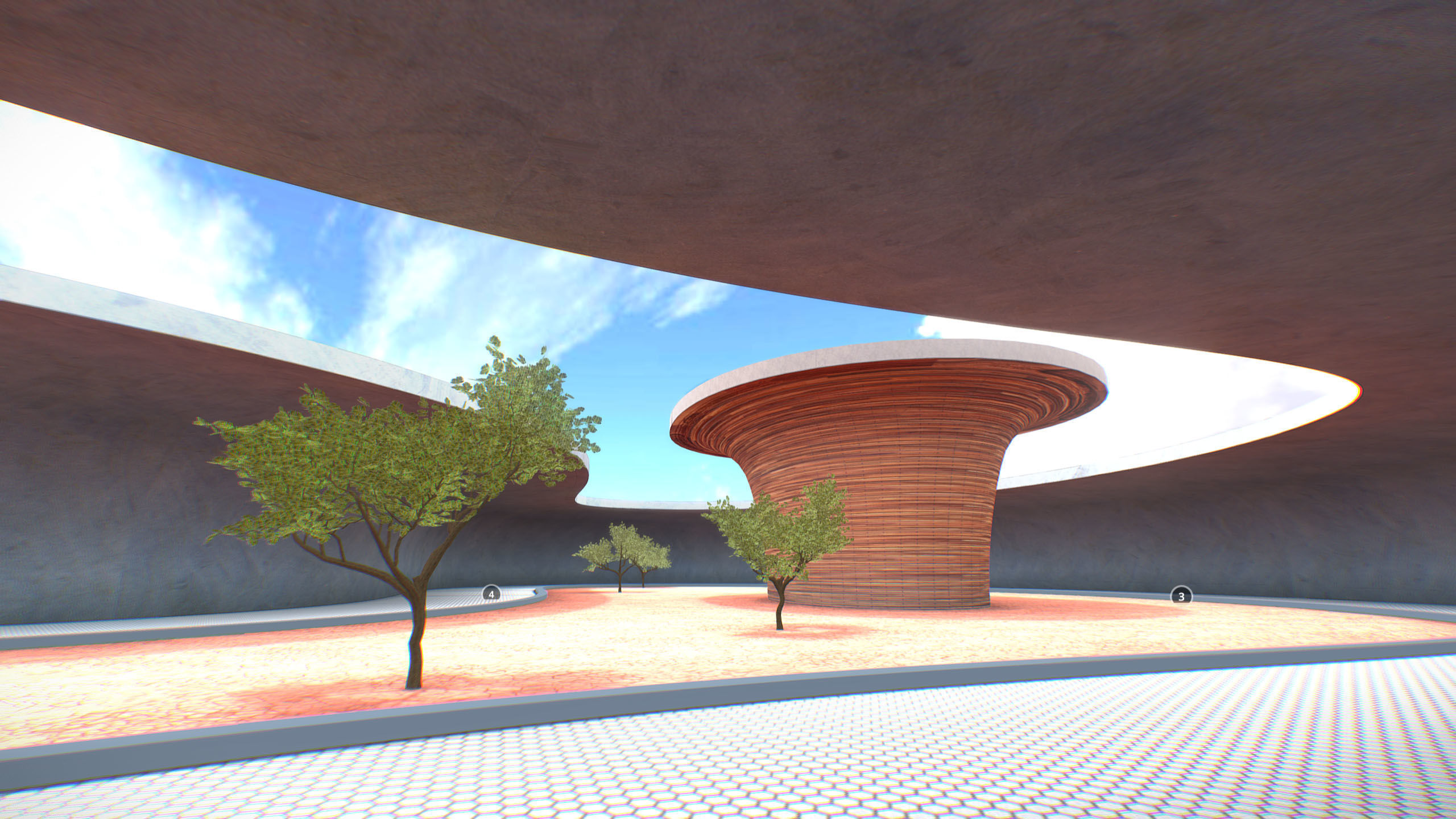 G0015 VR Virtual Reality Huge Environment My Myst Low-poly 3D model_7