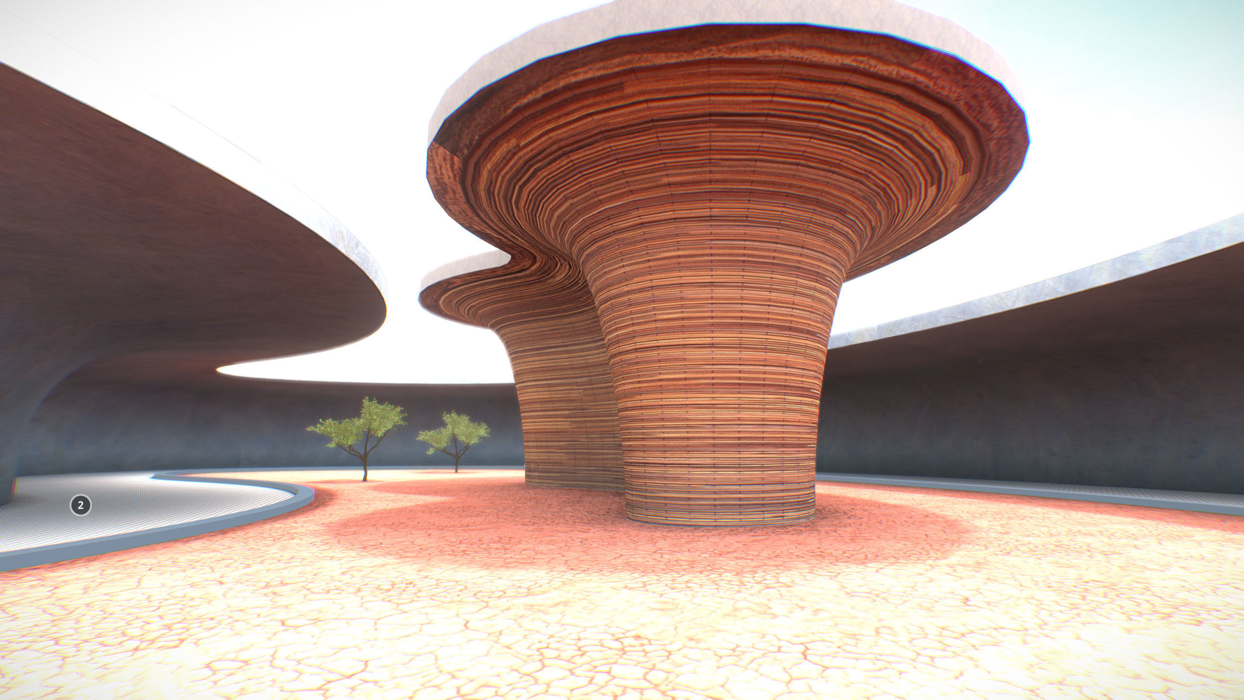 G0015 VR Virtual Reality Huge Environment My Myst Low-poly 3D model_4