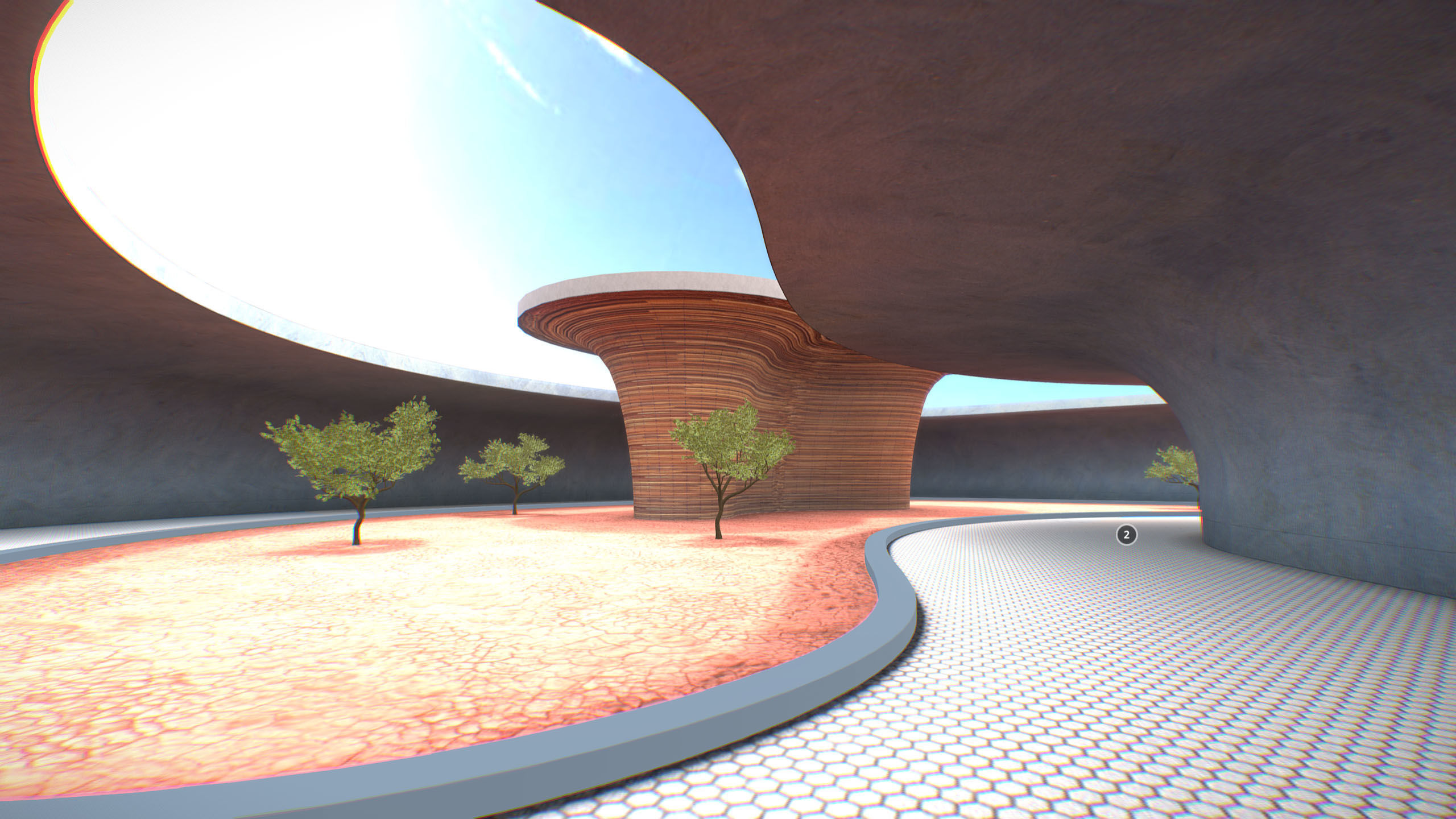 G0015 VR Virtual Reality Huge Environment My Myst Low-poly 3D model_5