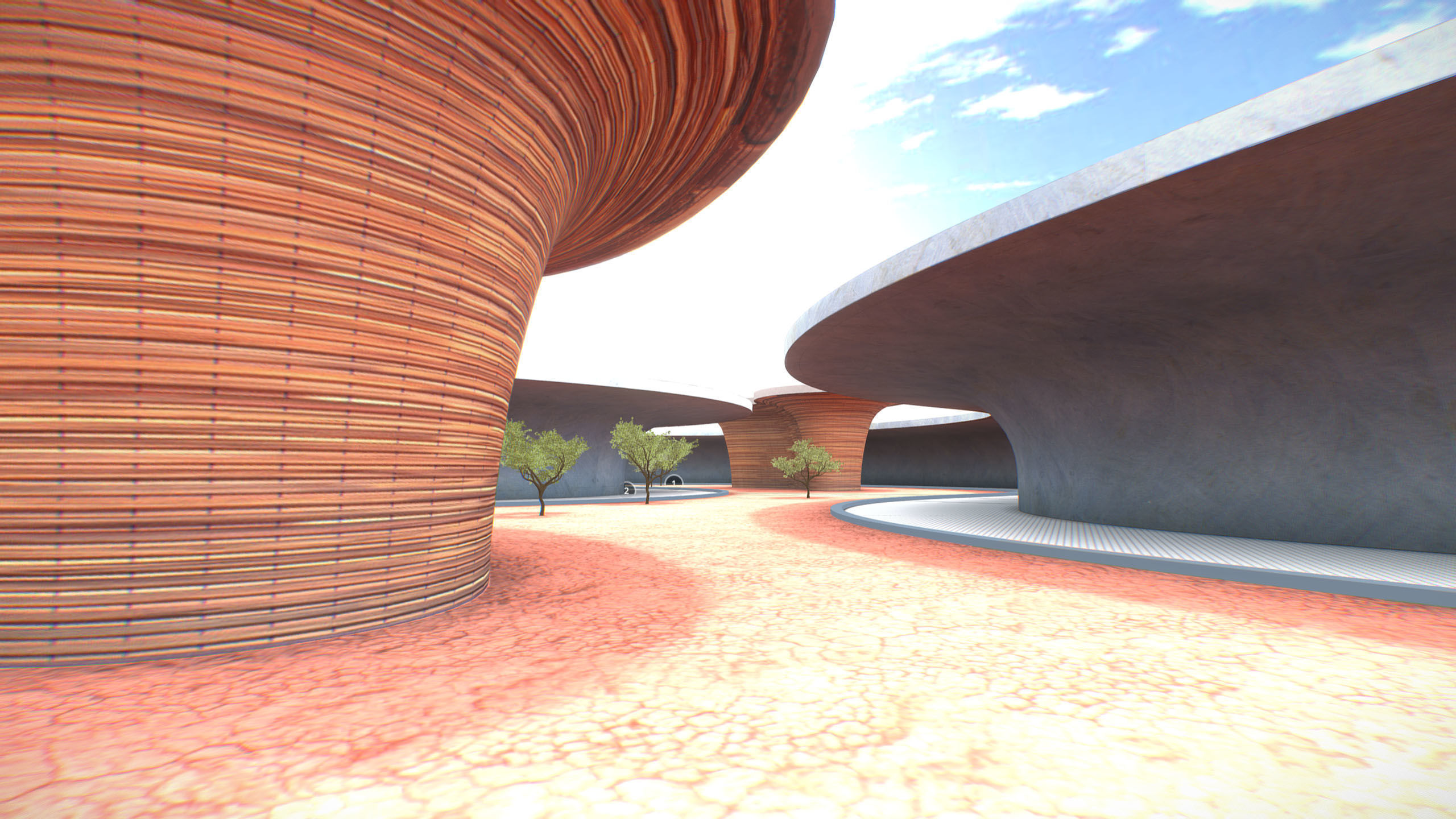 G0015 VR Virtual Reality Huge Environment My Myst Low-poly 3D model_2