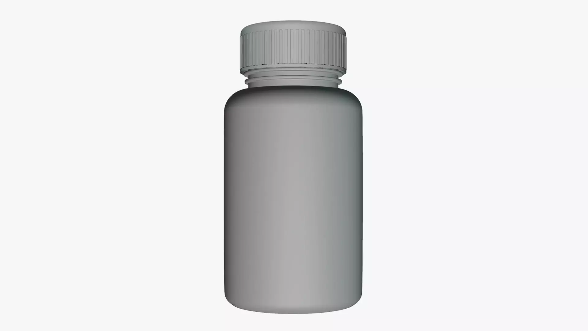 Basic Vitamin Bottle - Geometry Only No Textures No Materials 3D model_0