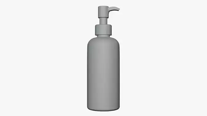Basic Shampoo Bottle - Geometry Only No Textures No Materials