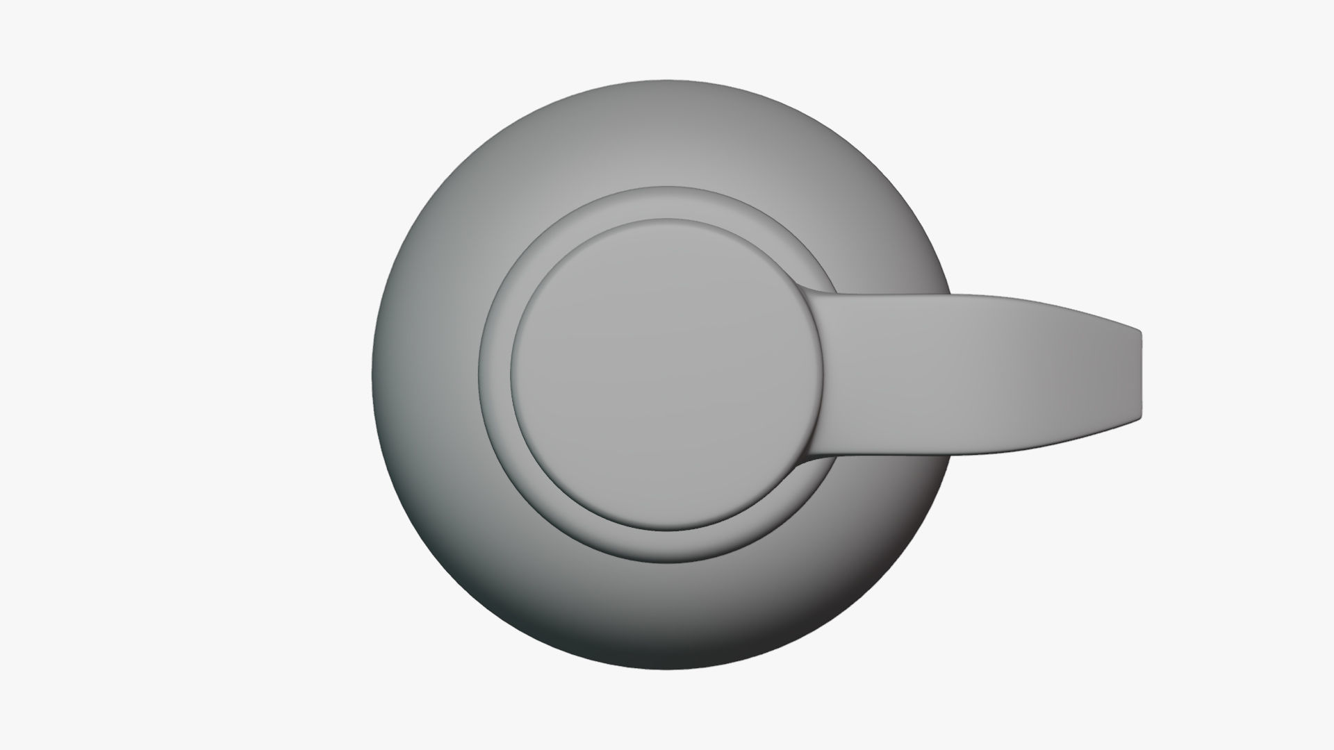 Basic Shampoo Bottle - Geometry Only No Textures No Materials 3D model_2