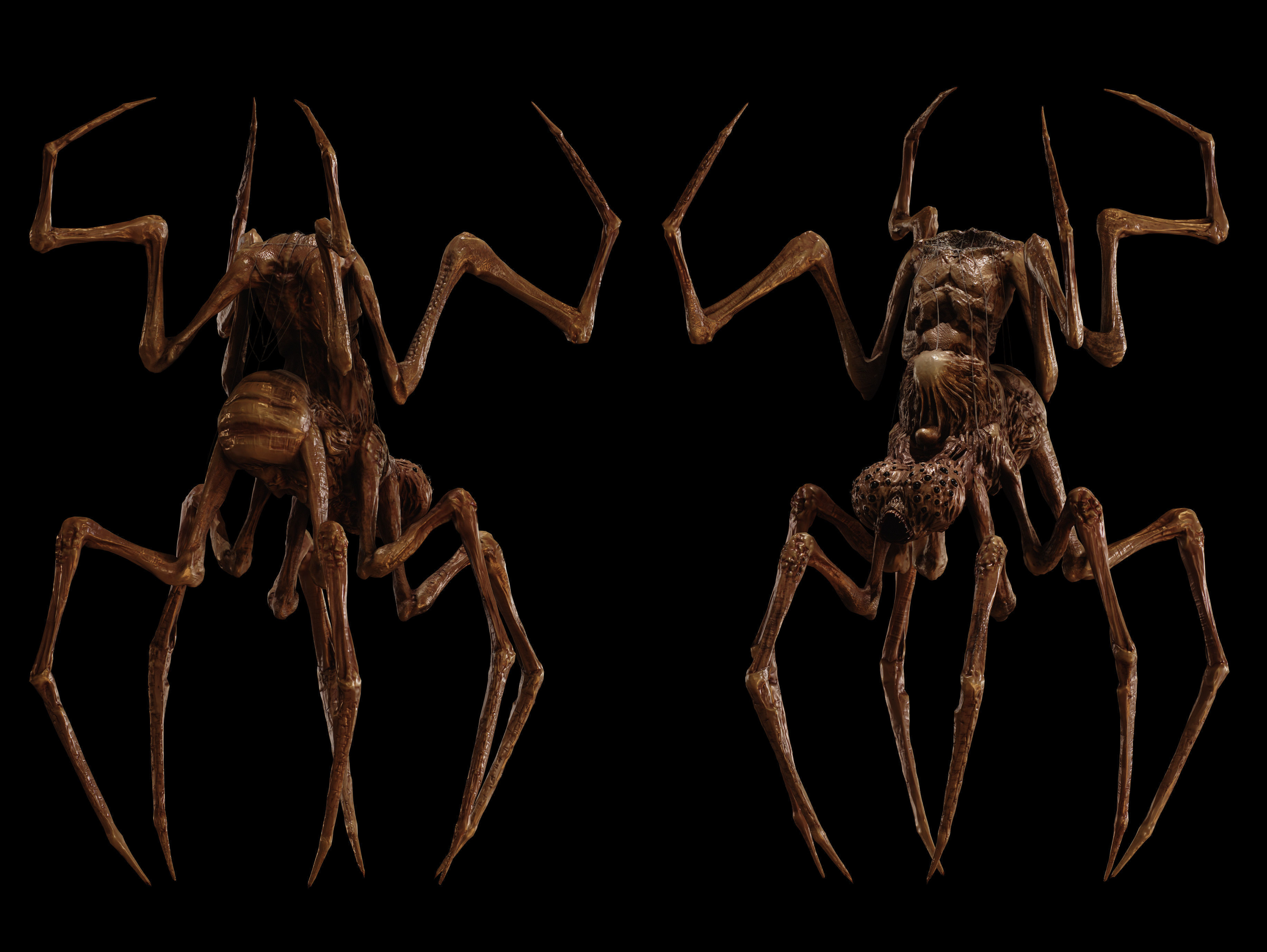 Creature from Love Death and Robots Low-poly 3D model_8