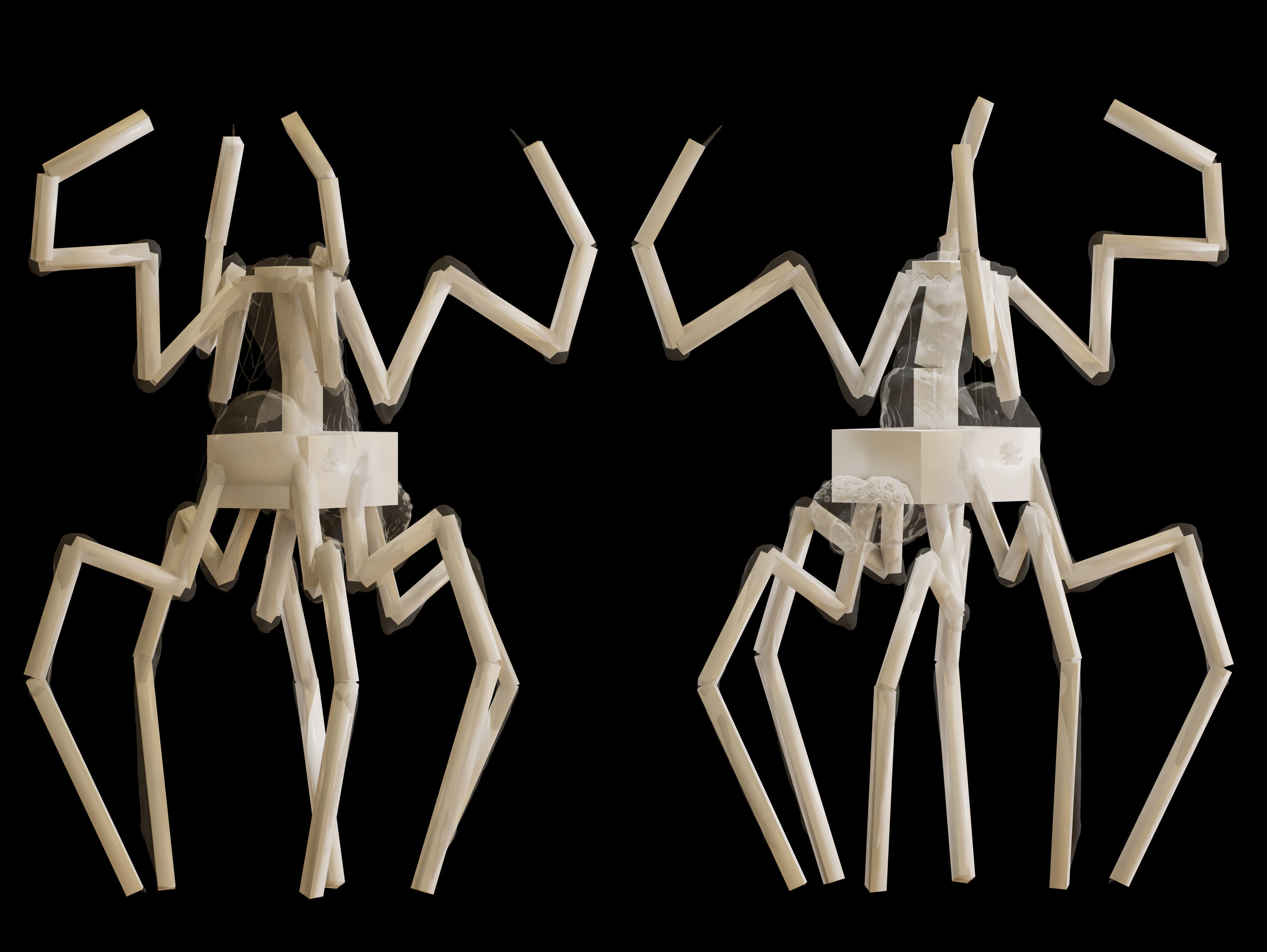 Creature from Love Death and Robots Low-poly 3D model_10