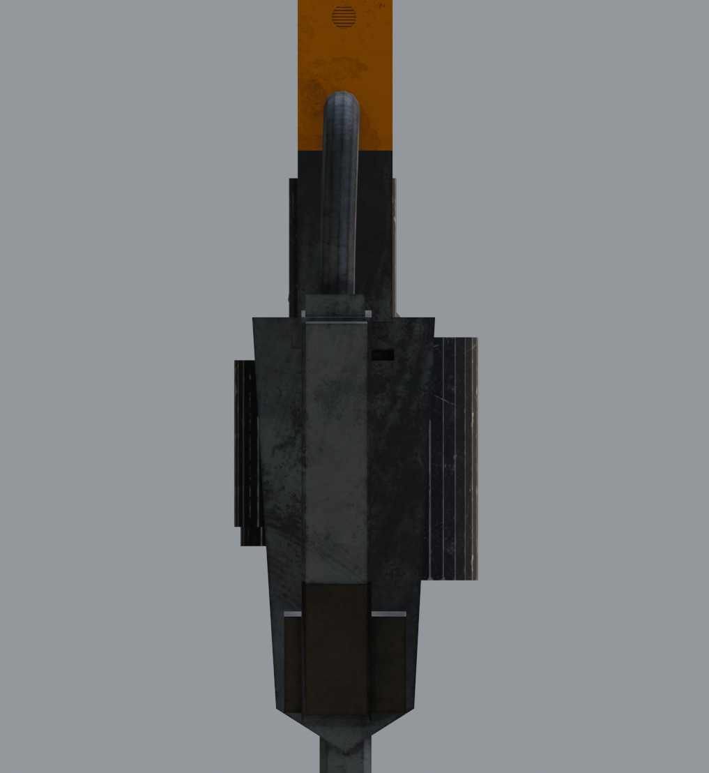 Heat sword Low-poly 3D model_14