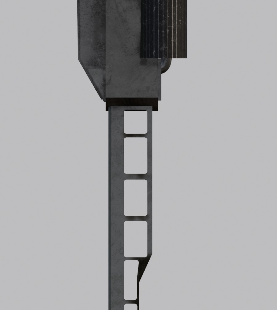 Heat sword Low-poly 3D model_25