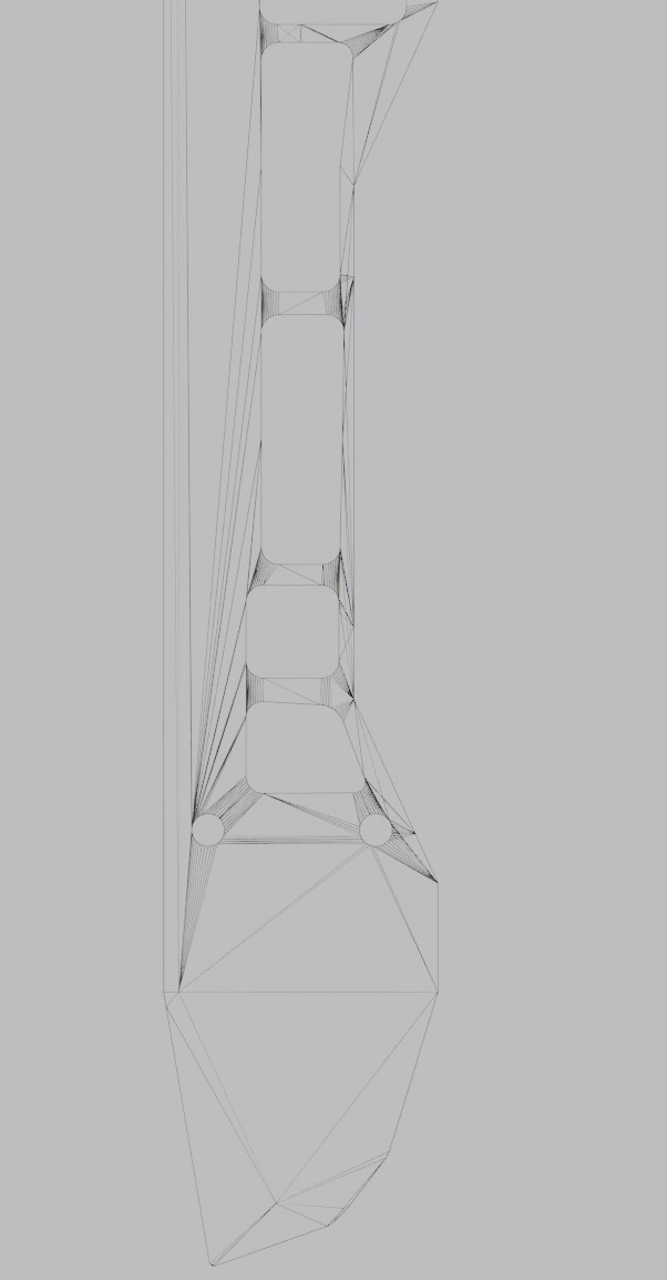 Heat sword Low-poly 3D model_6