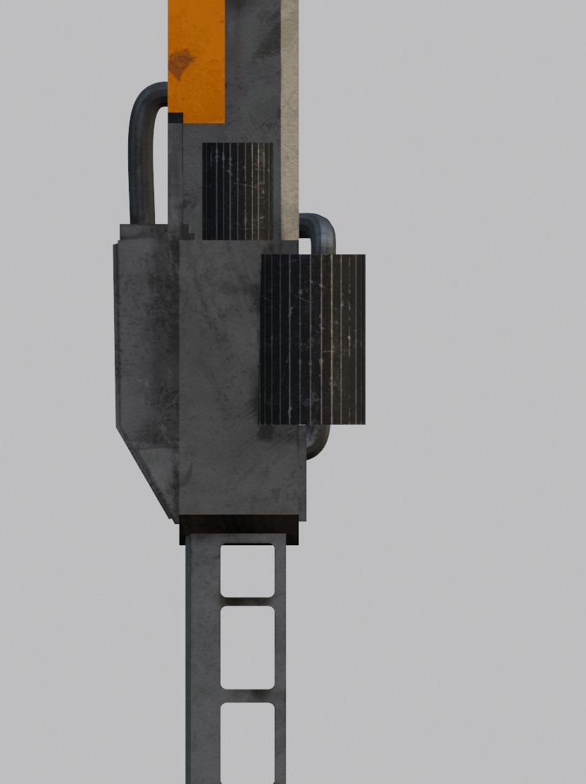 Heat sword Low-poly 3D model_24