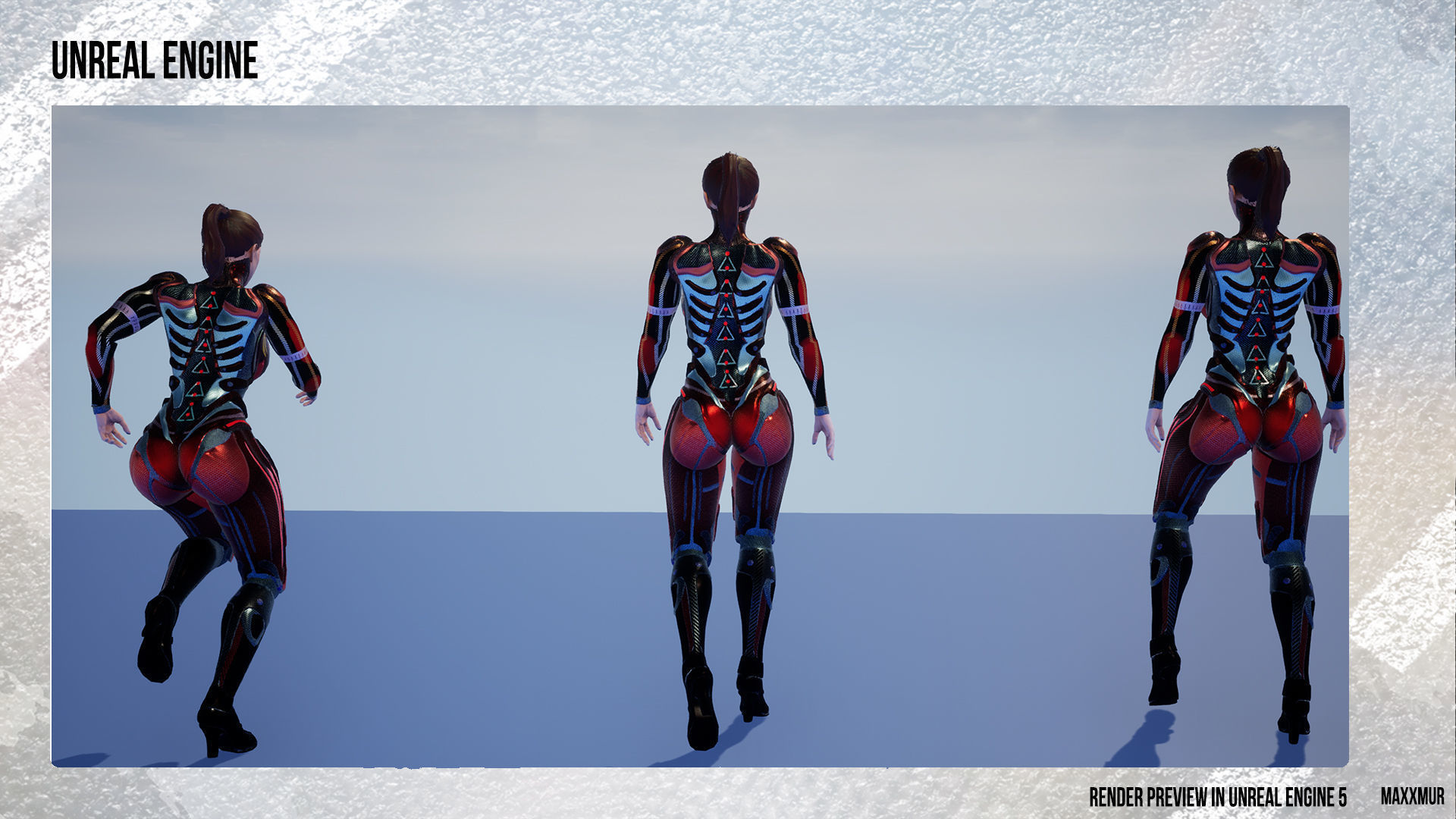 BABYPOOL Low-Poly Game Ready PBR 3D Character Low-poly 3D model_16