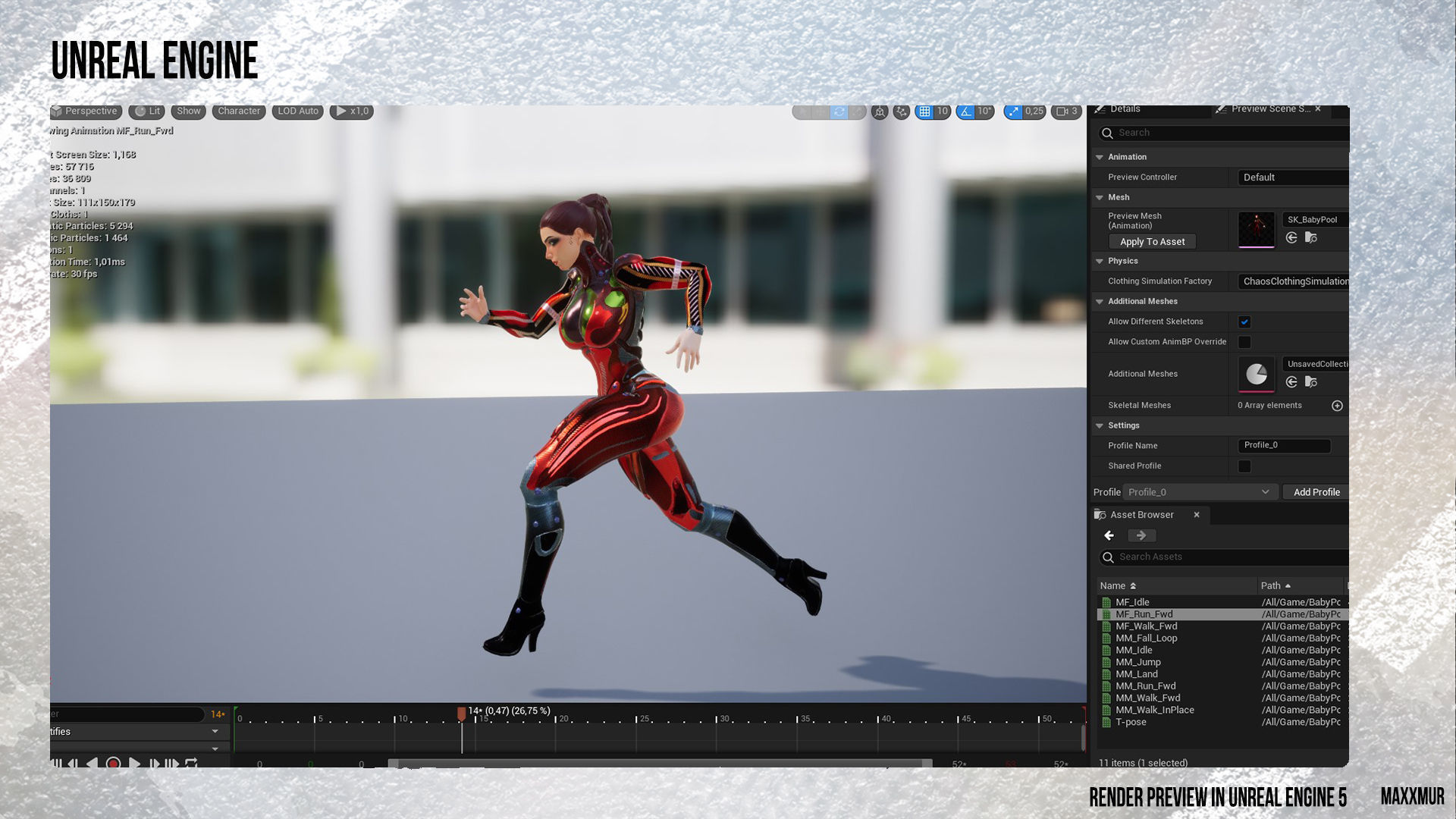 BABYPOOL Low-Poly Game Ready PBR 3D Character Low-poly 3D model_5