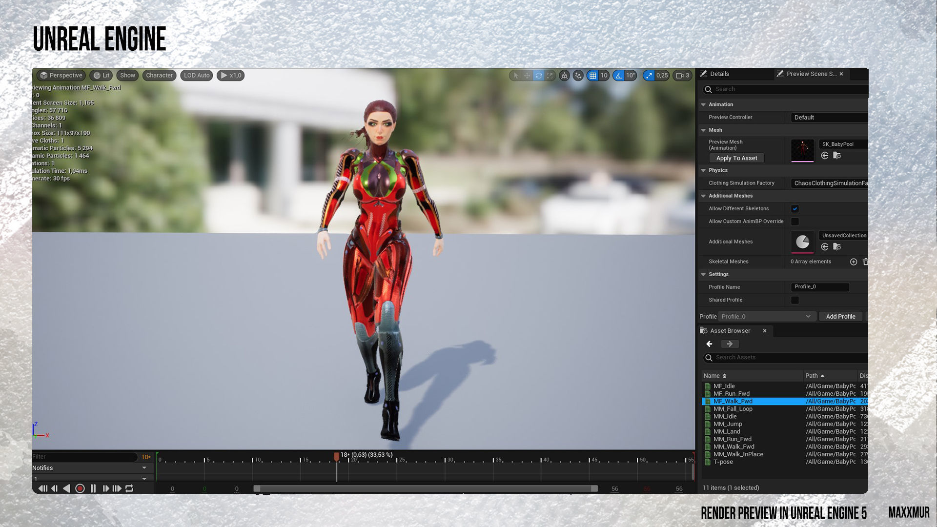 BABYPOOL Low-Poly Game Ready PBR 3D Character Low-poly 3D model_3