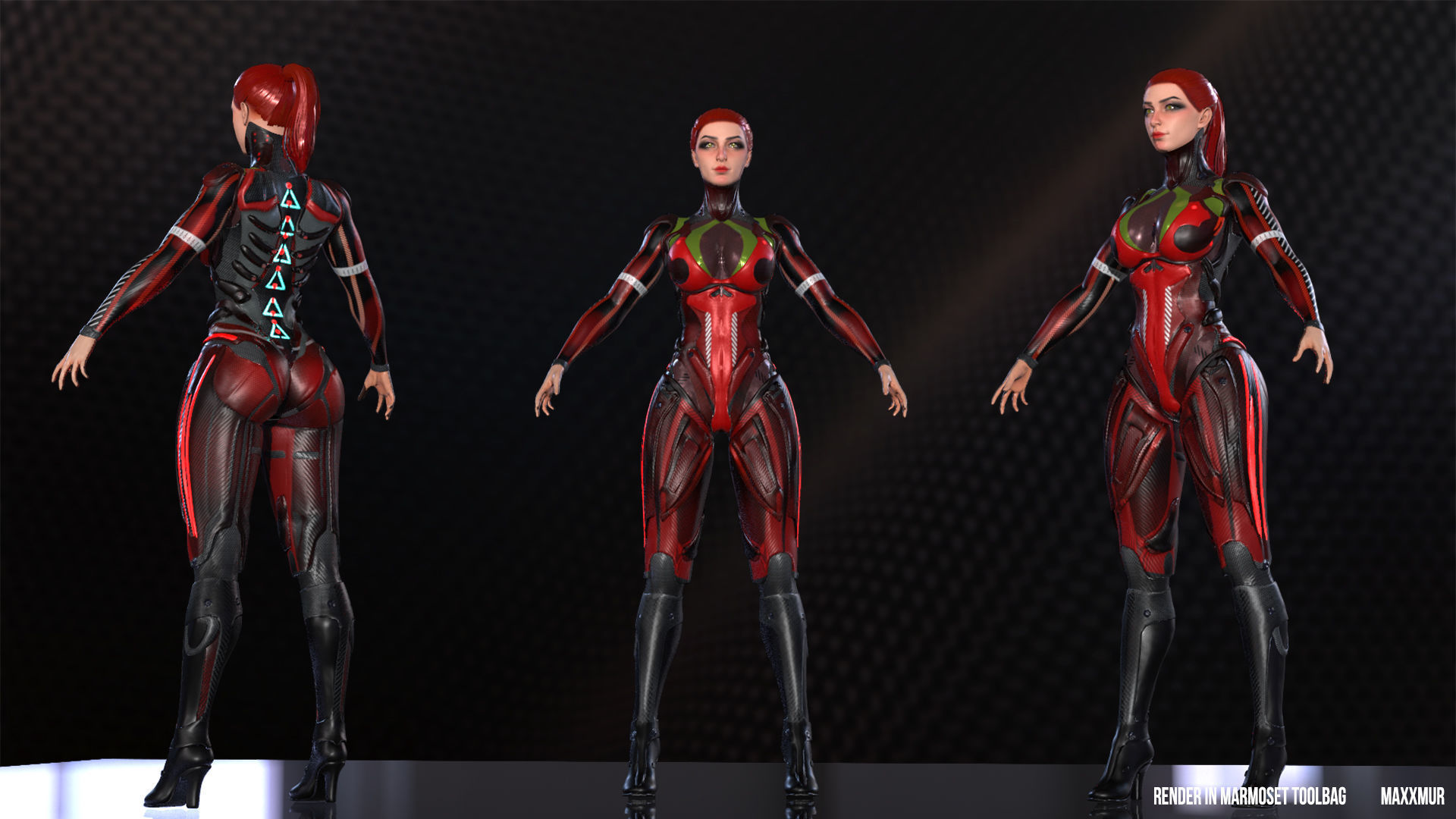 BABYPOOL Low-Poly Game Ready PBR 3D Character Low-poly 3D model_8