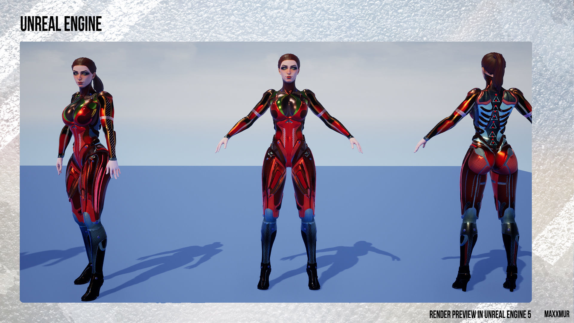 BABYPOOL Low-Poly Game Ready PBR 3D Character Low-poly 3D model_14