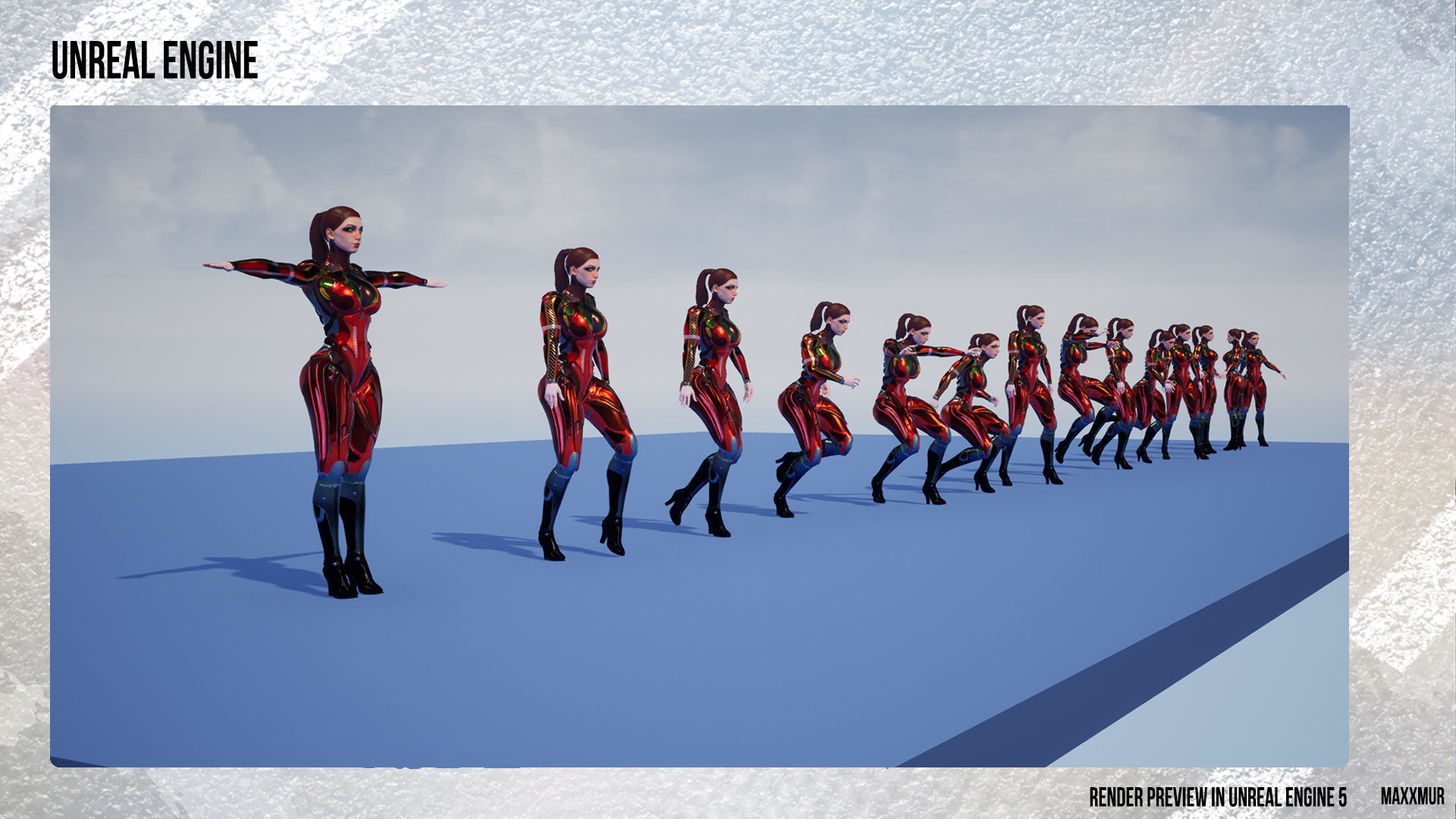 BABYPOOL Low-Poly Game Ready PBR 3D Character Low-poly 3D model_11