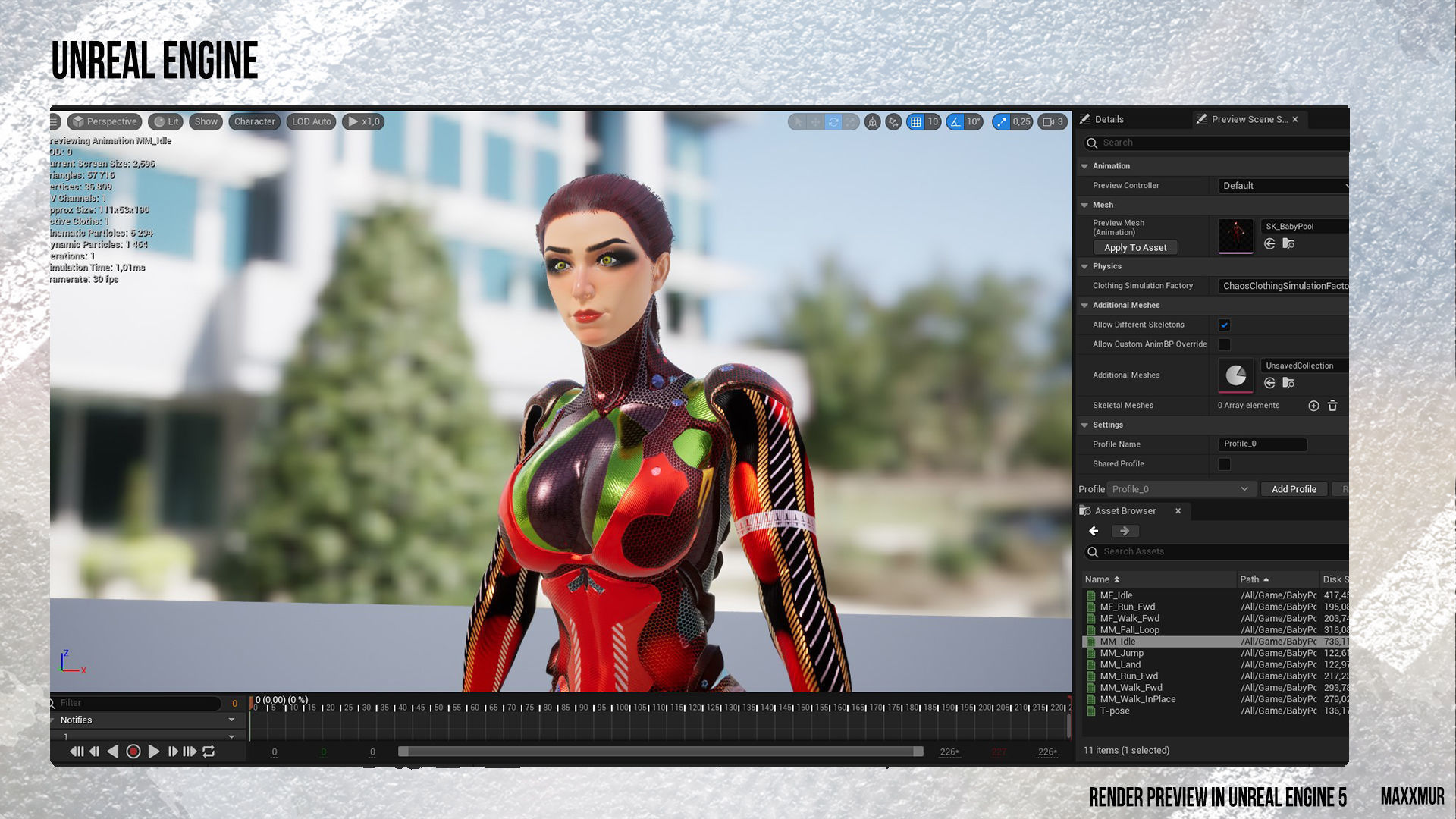BABYPOOL Low-Poly Game Ready PBR 3D Character Low-poly 3D model_10