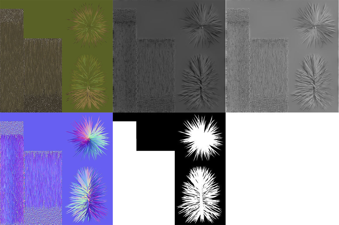 Joshua Tree Low Poly Low-poly 3D model_5