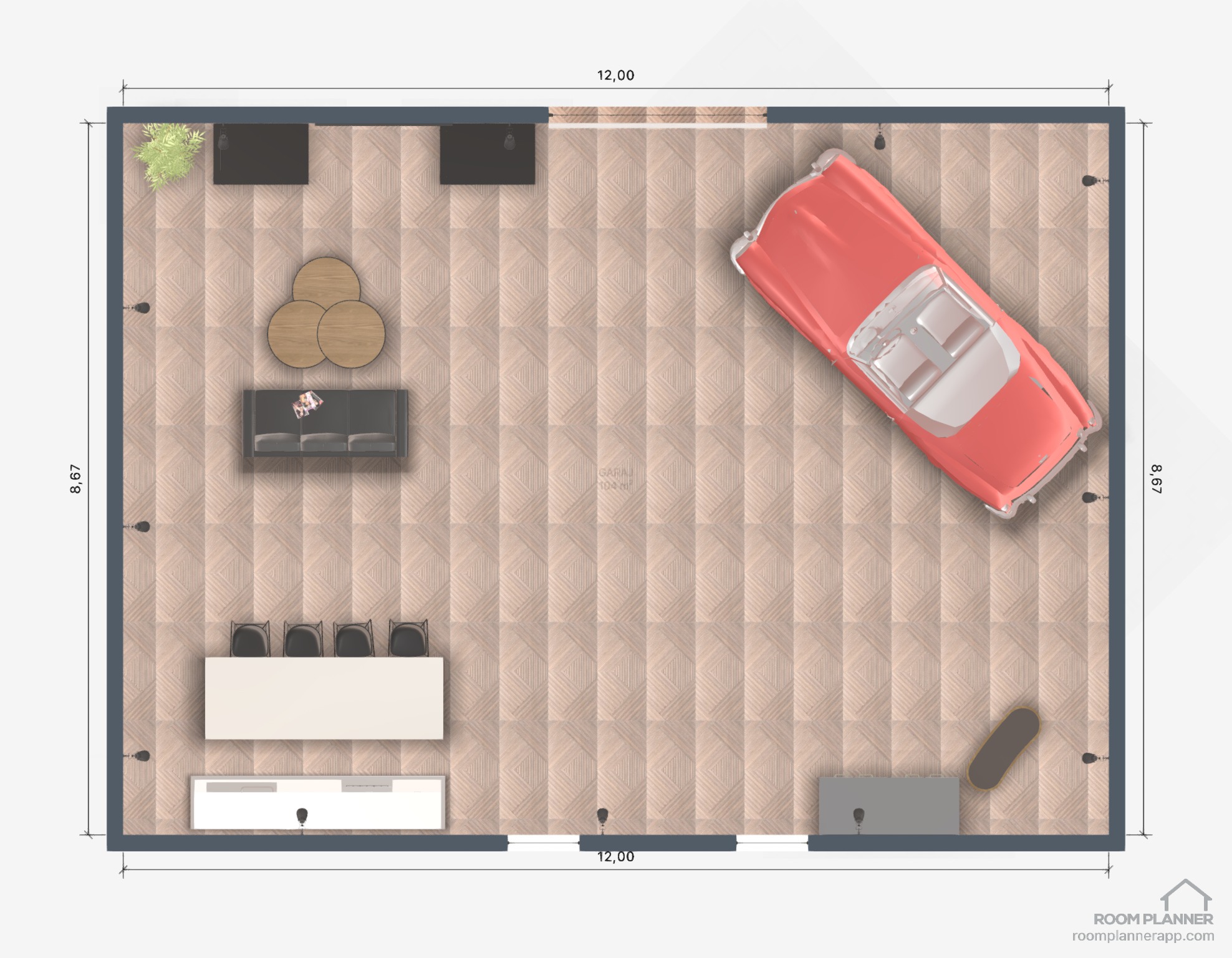 Garage 3D print model_1