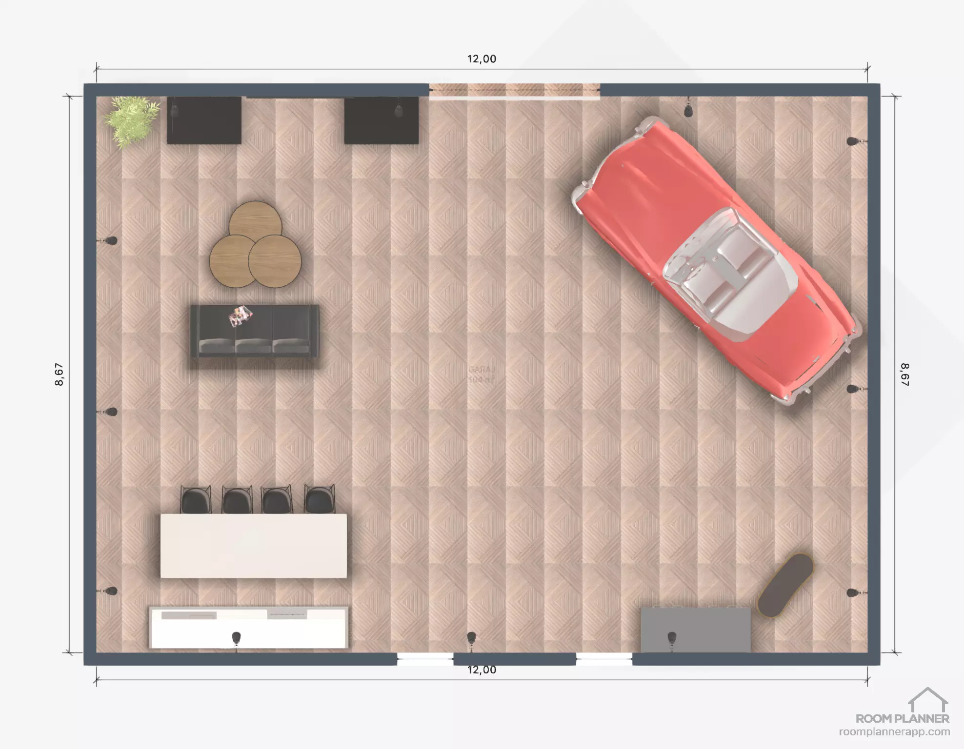 Garage 3D print model_0