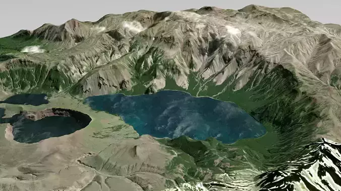 Lake Klyuchevoe Kamchatka Peninsula