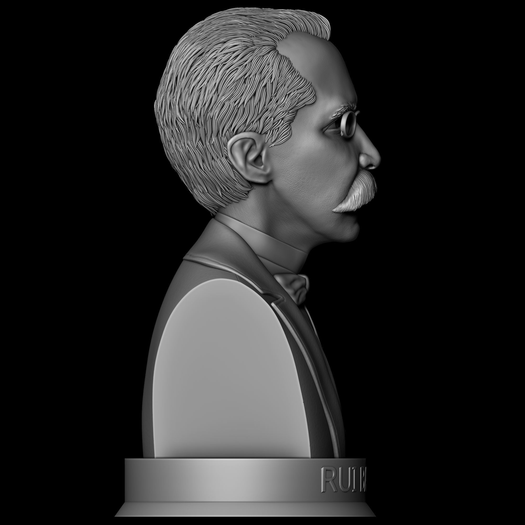 Ruy Barbosa 3D Model Sculpture 3D print model_1