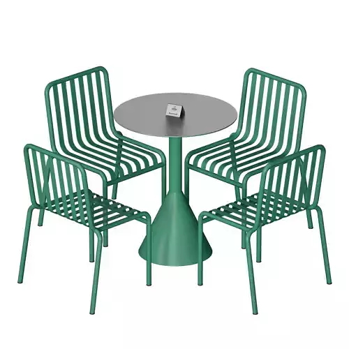 Outdoor furniture for cafe table with chairs