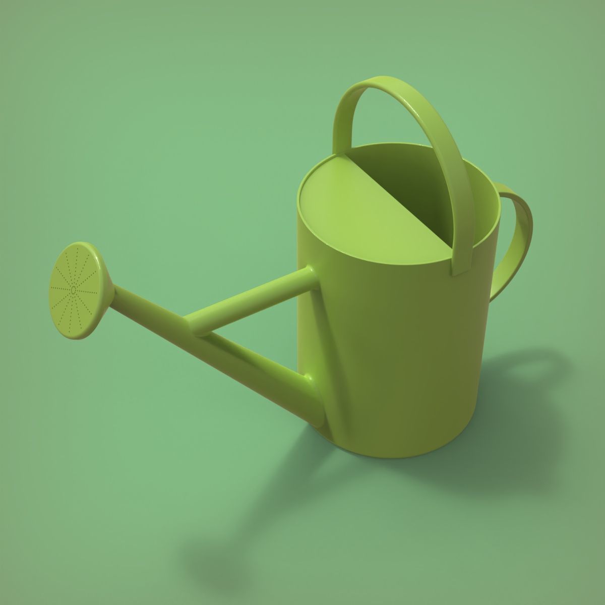 Watering Can 3D print model_6