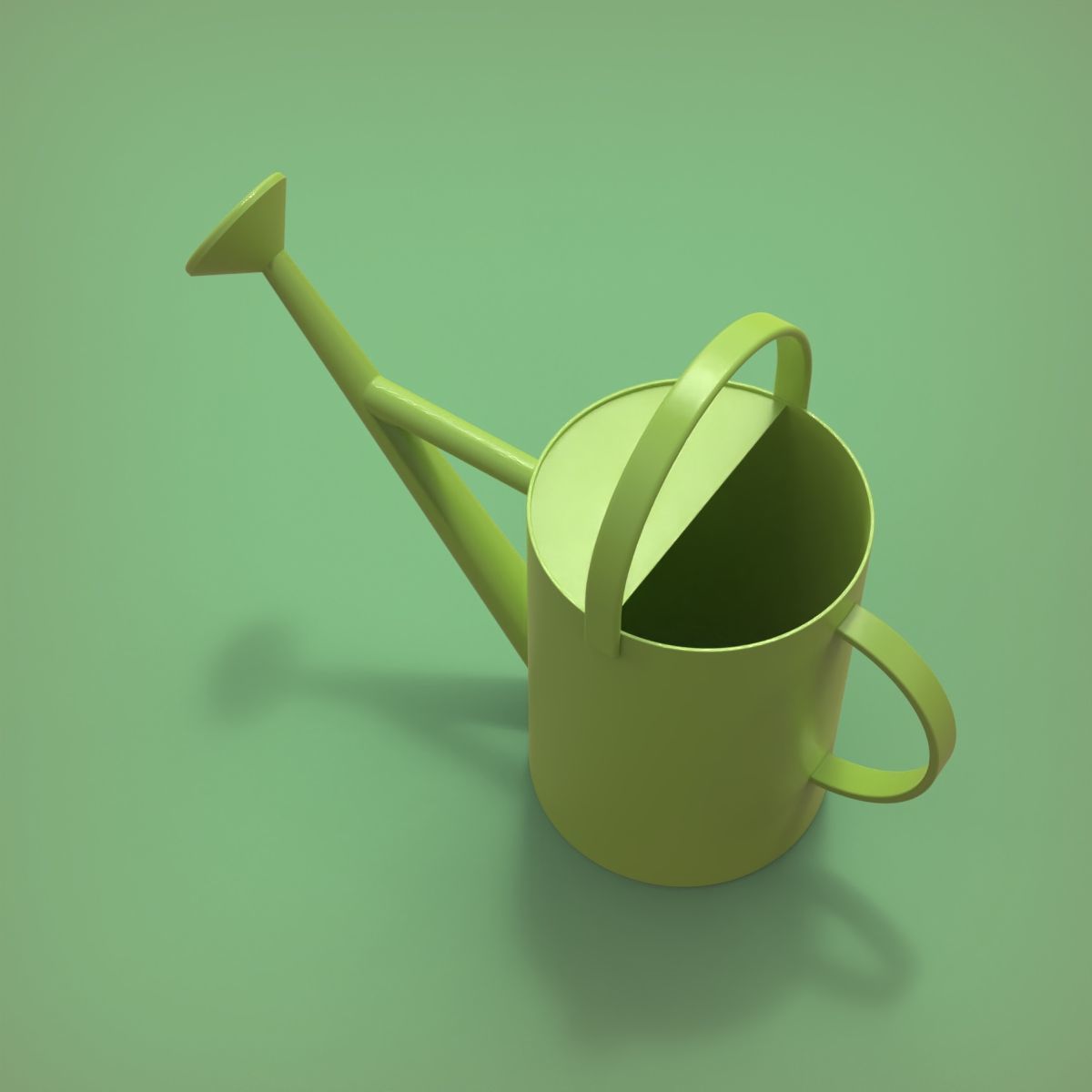 Watering Can 3D print model_4