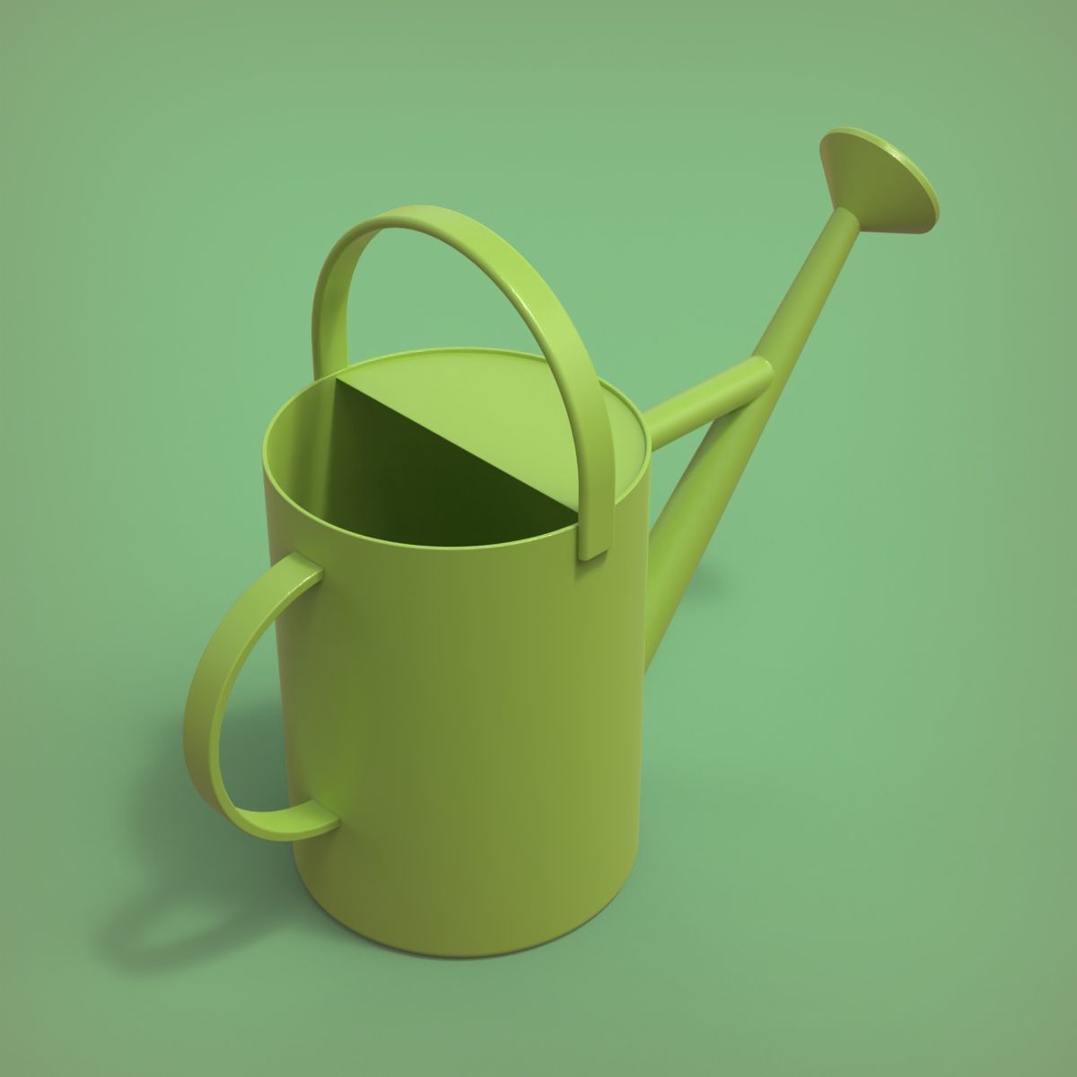 Watering Can 3D print model_8