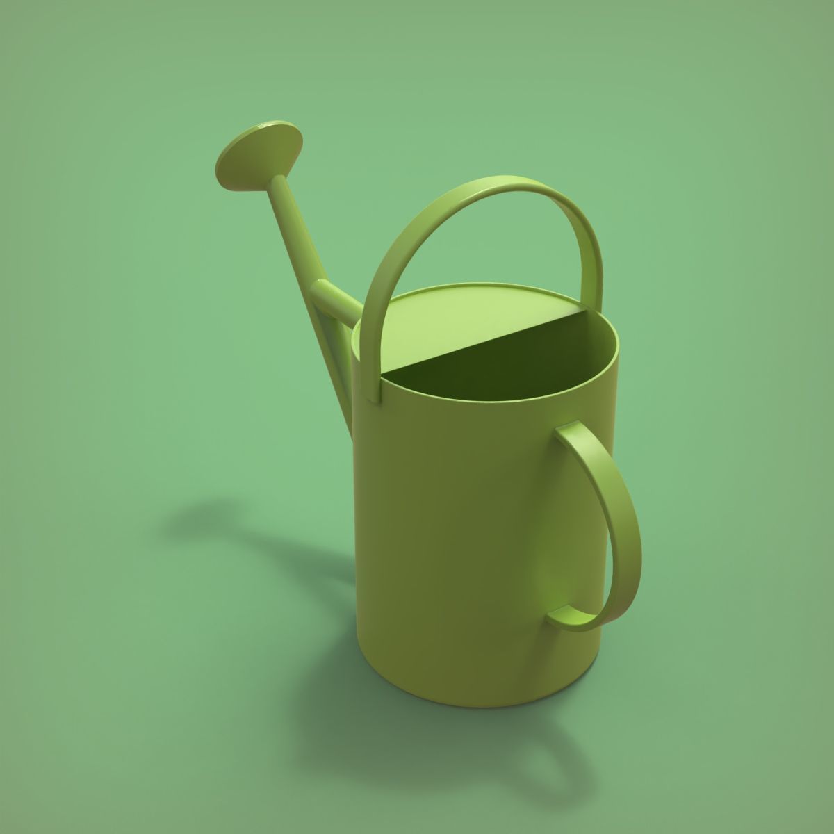 Watering Can 3D print model_5