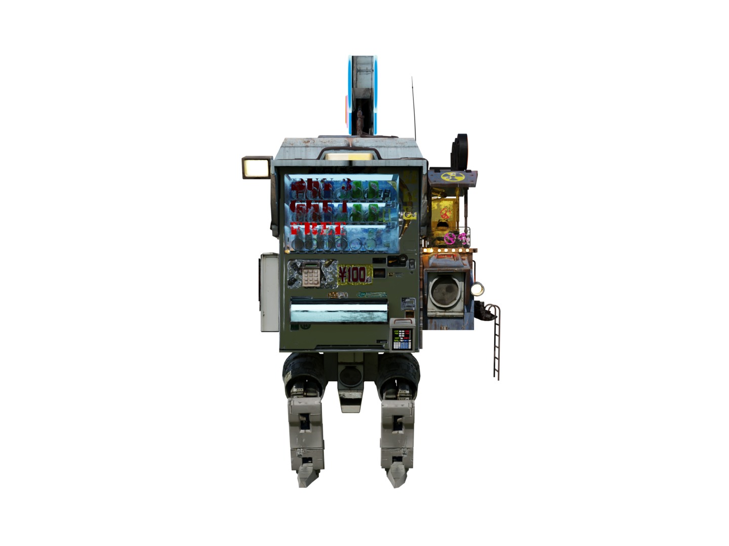 Sentient Cola Cart Vending Machine 3D model_11