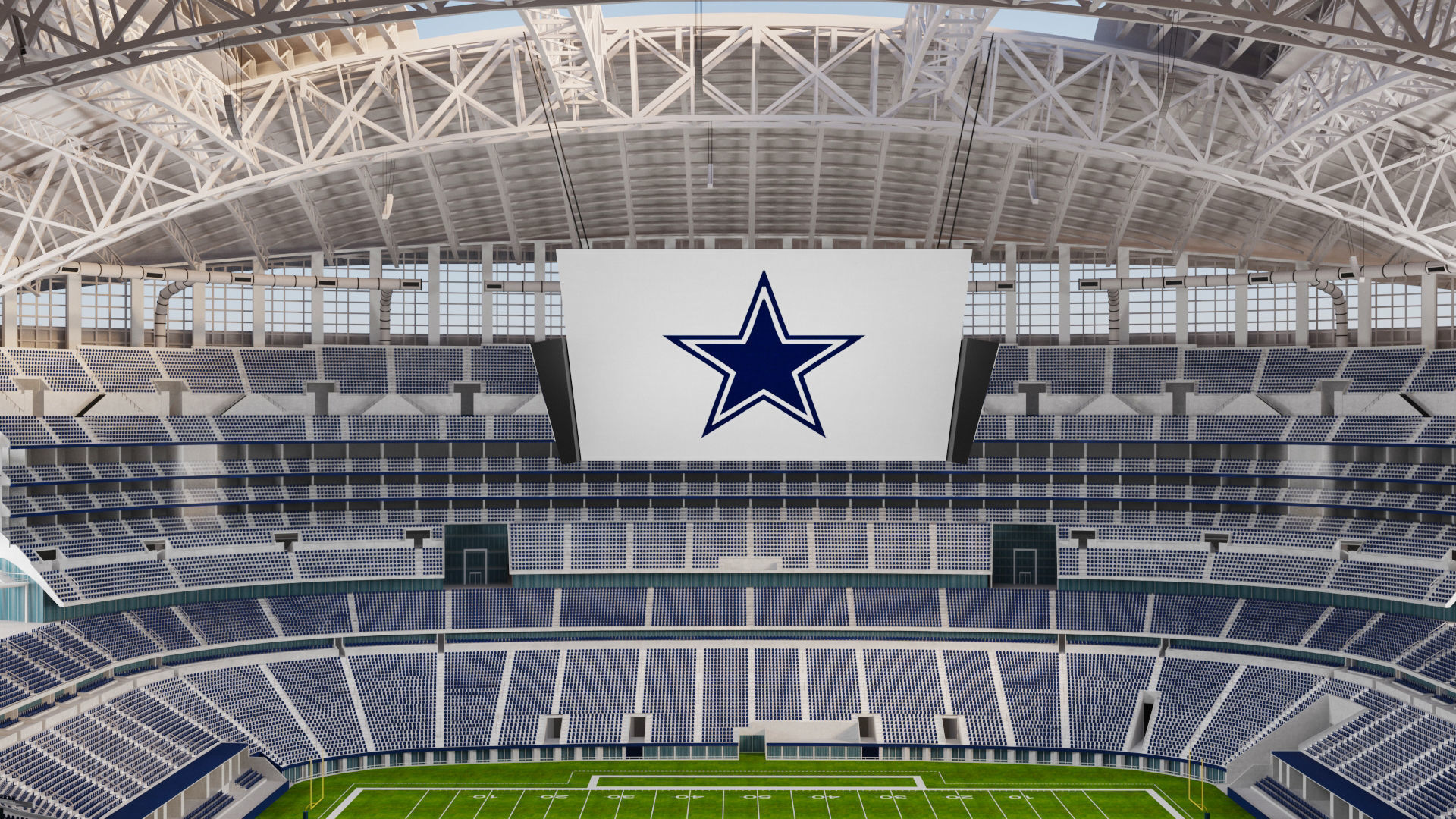 AT and T Stadium - Cowboys 3D model_5