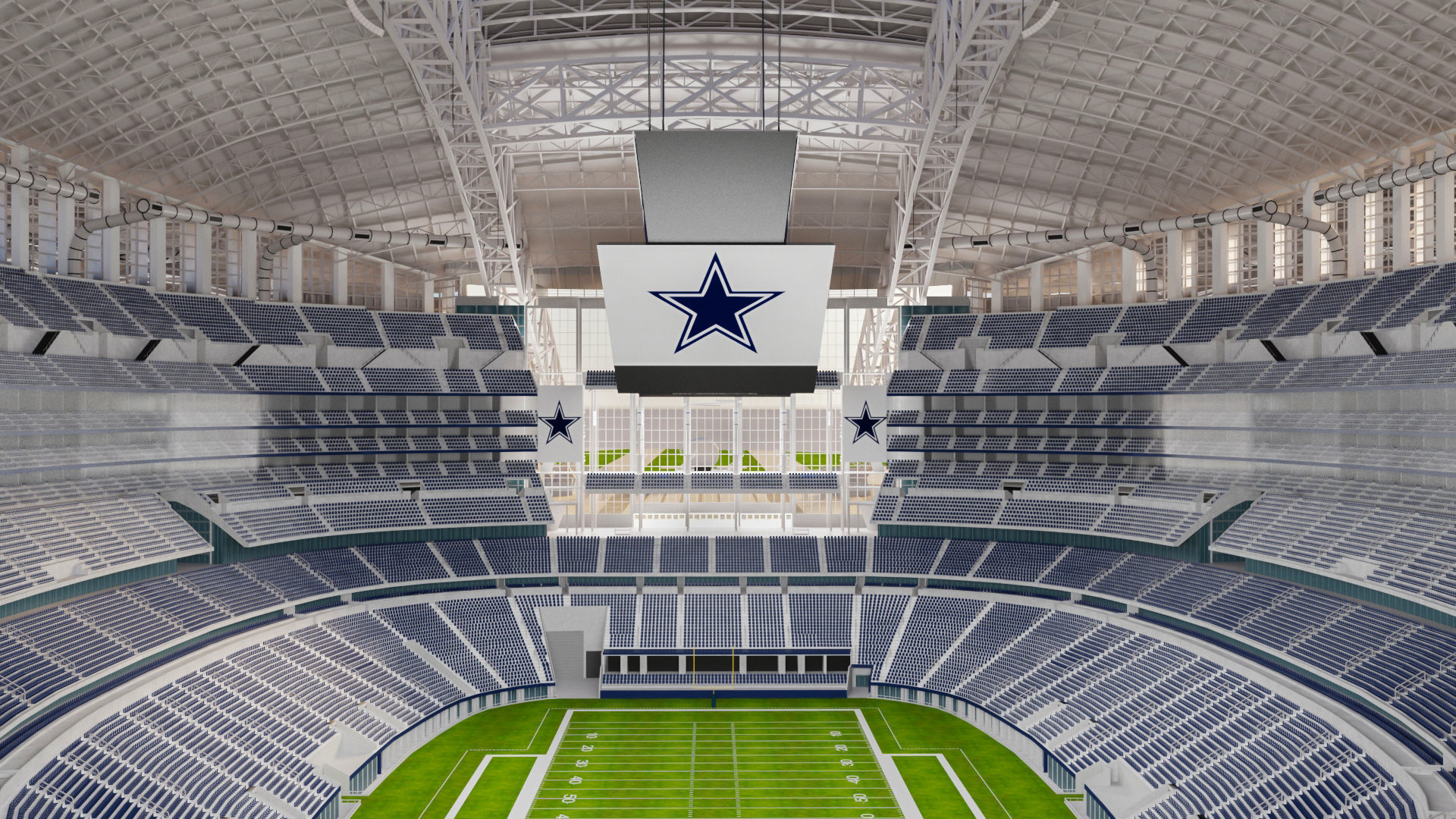 AT and T Stadium - Cowboys 3D model_9