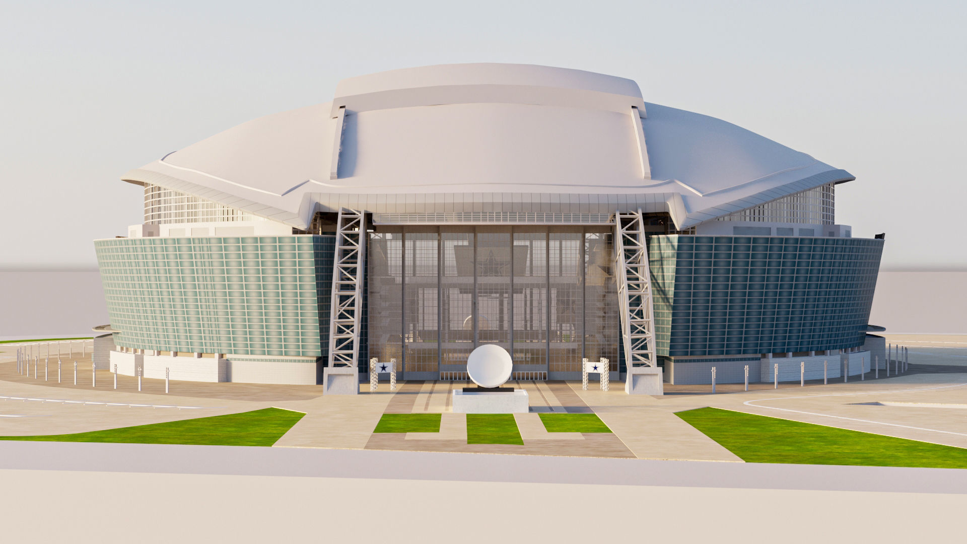 AT and T Stadium - Cowboys 3D model_15