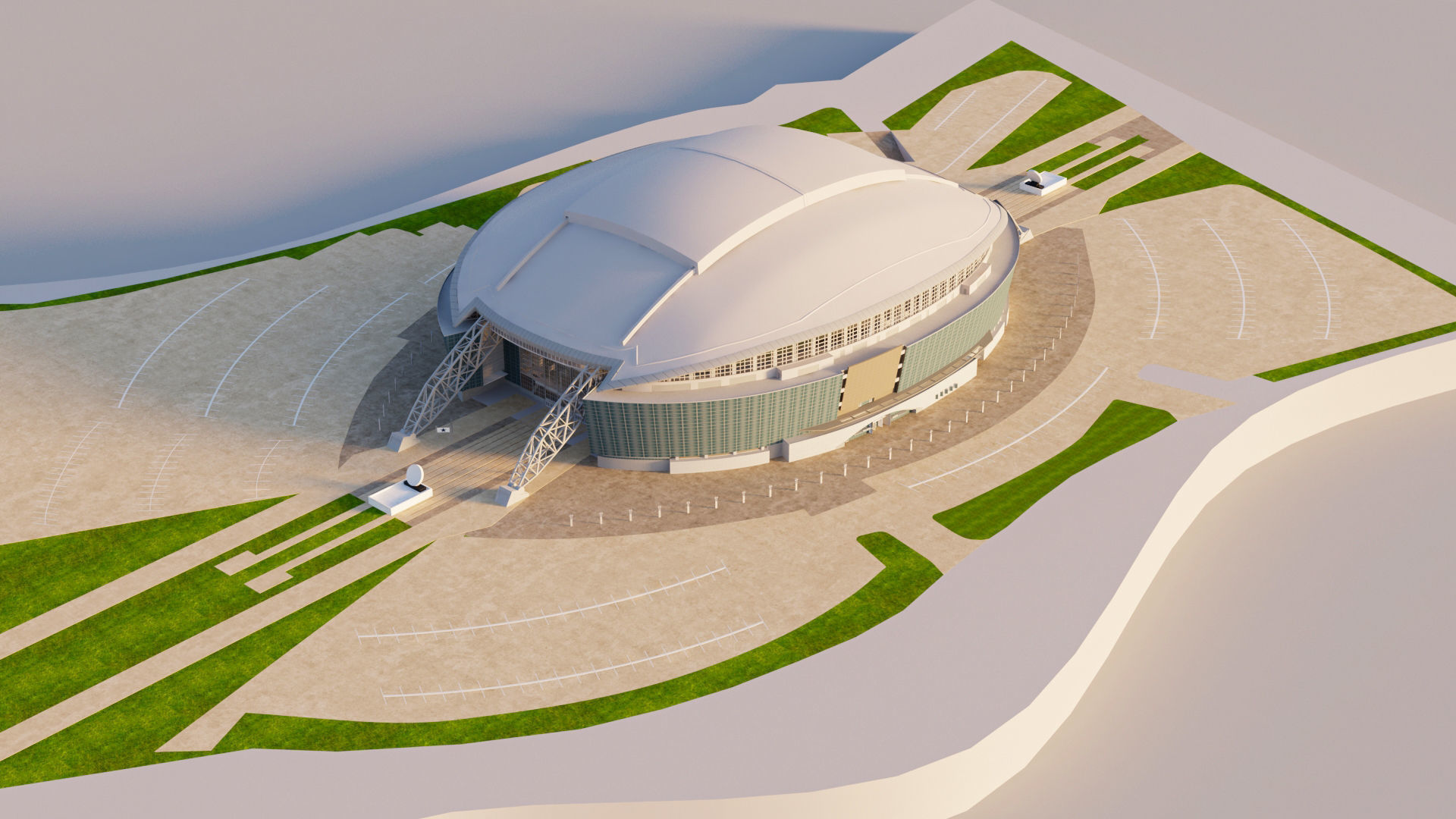 AT and T Stadium - Cowboys 3D model_10