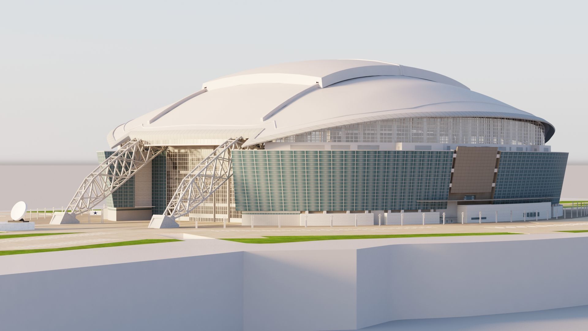 AT and T Stadium - Cowboys 3D model_14