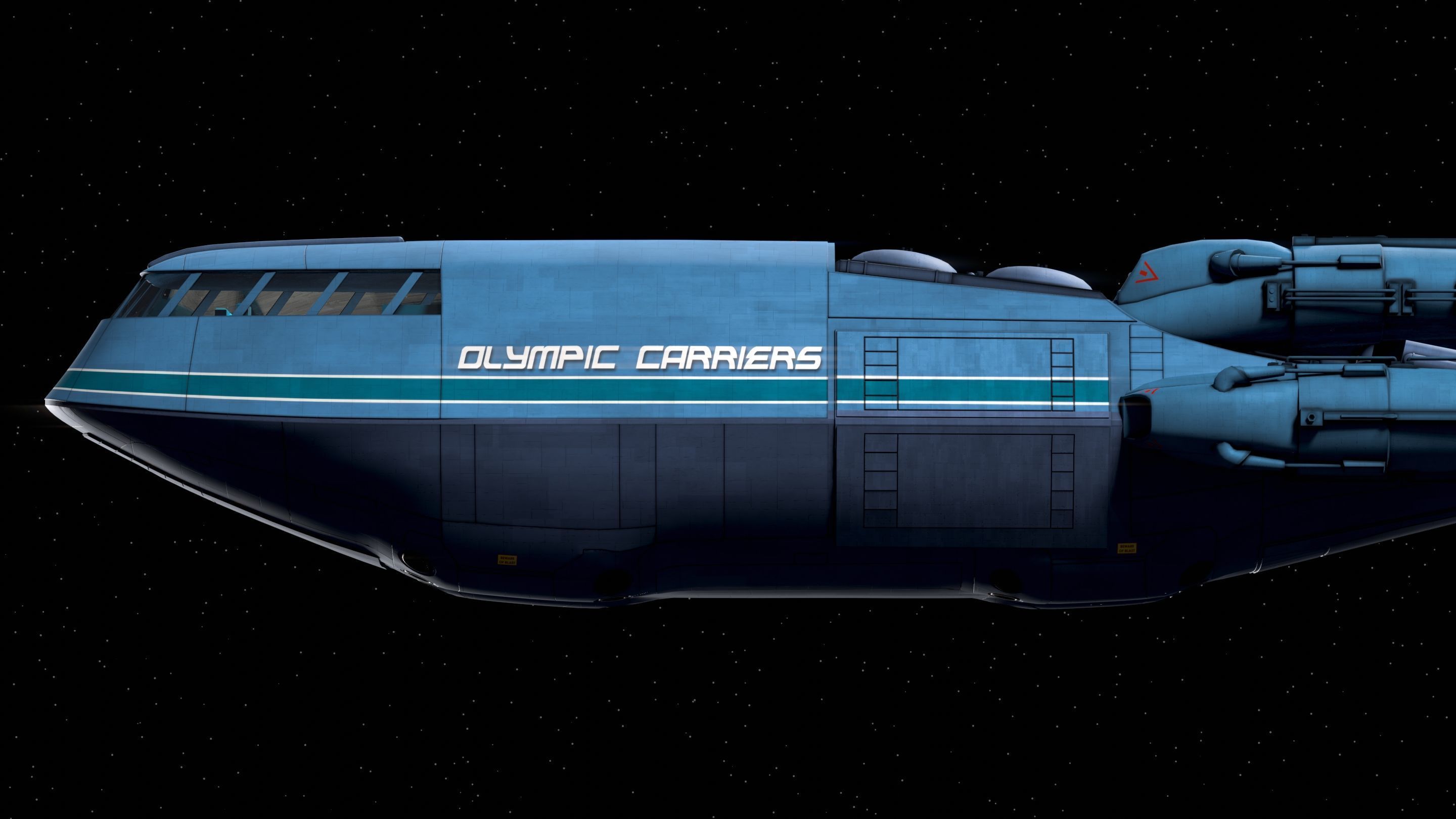 Battlestar Galactica - Colonial Shuttle Mk2 with 6 Color Schemes 3D model_12