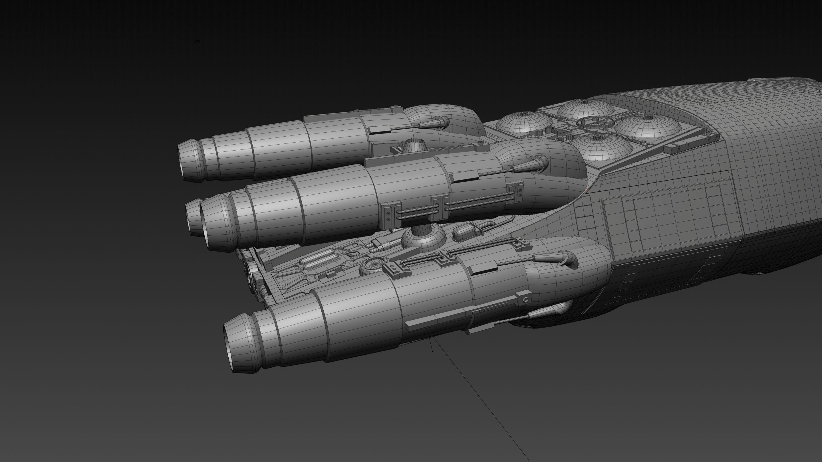 Battlestar Galactica - Colonial Shuttle Mk2 with 6 Color Schemes 3D model_21
