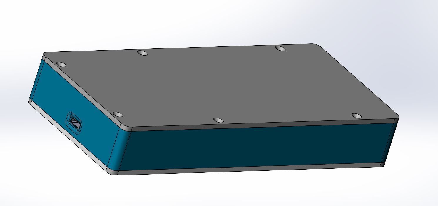 100W power bank enclosure v3 based on IP2368 module 3D print model_3