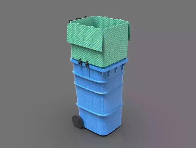 Dust Bin 3D print model