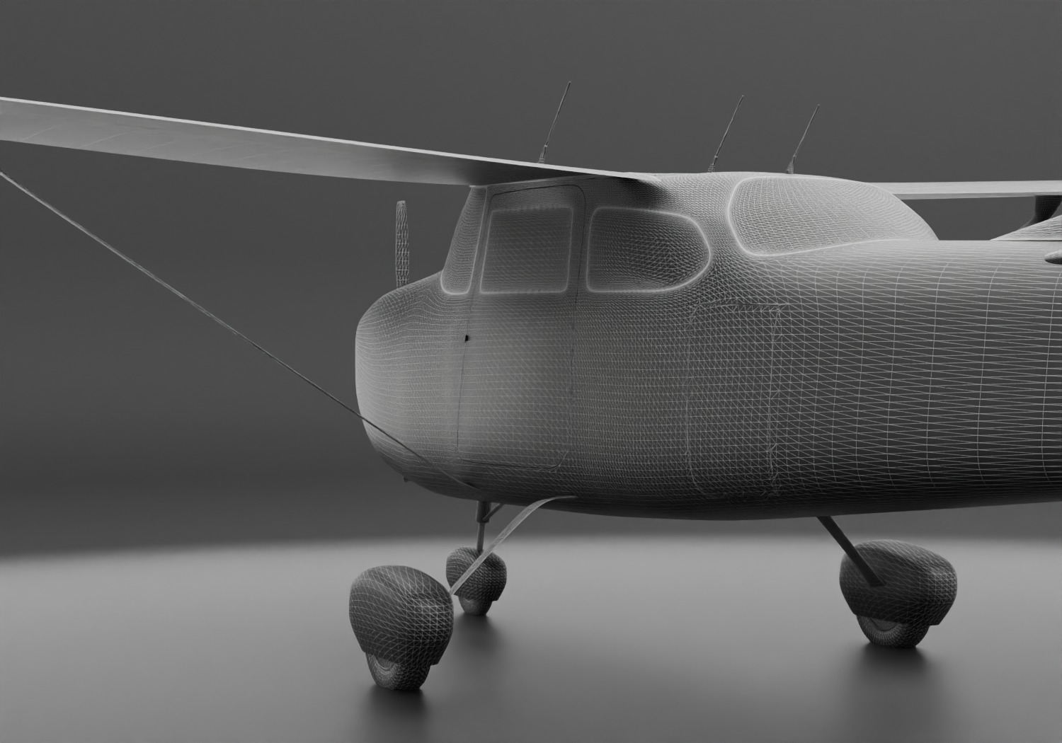 Cessna 172 Skyhawk  3D model_8